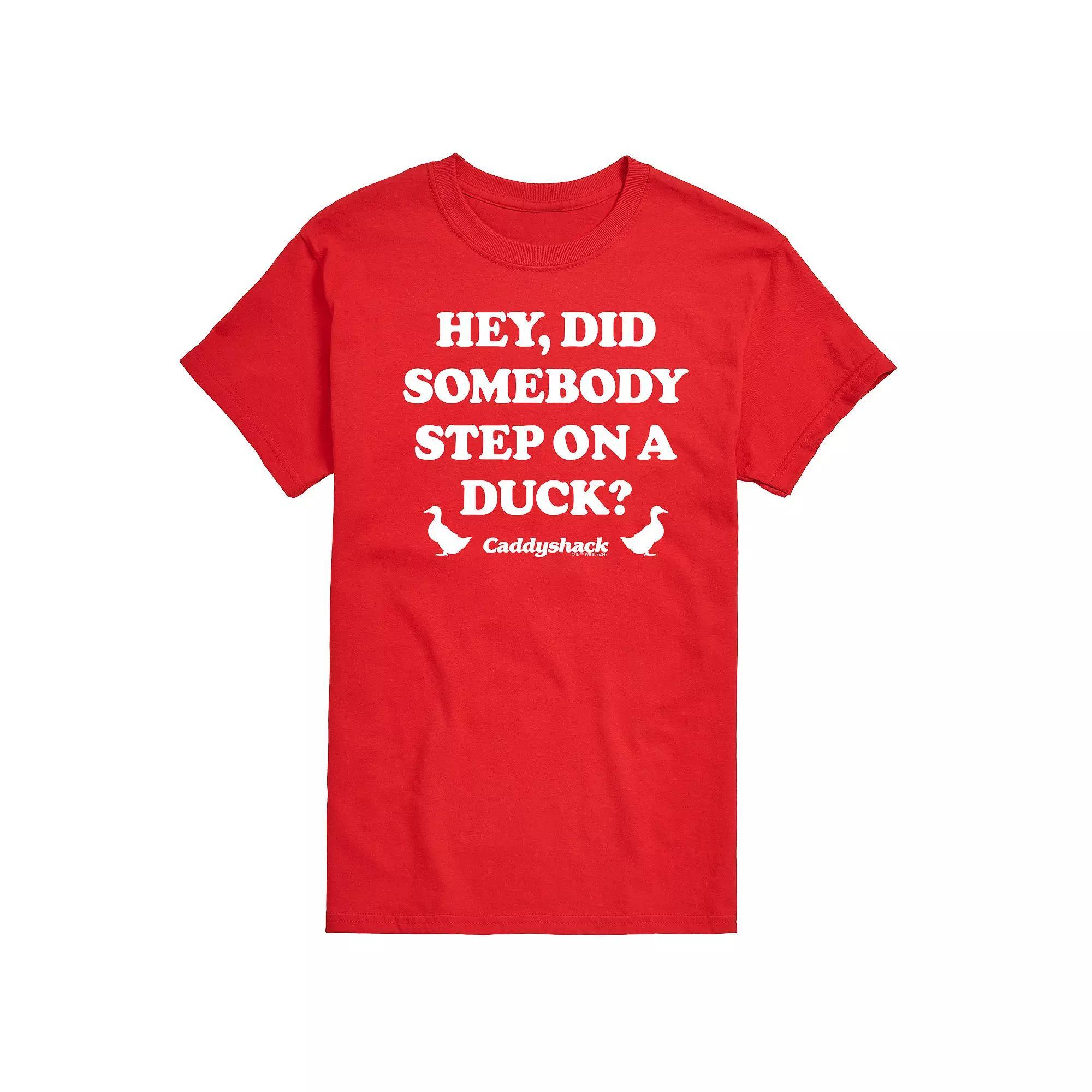 Men's Caddy Shack Step On a Duck Graphic Tee, Size: XXL, Red Product Image