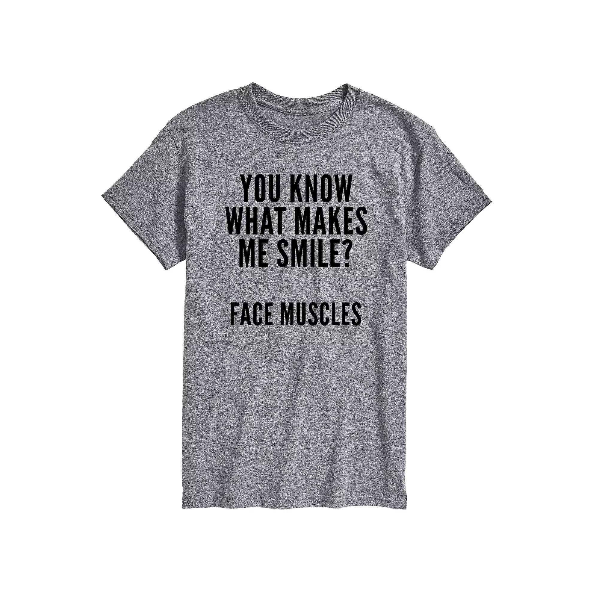 Big & Tall You Know What Makes Me Smile Graphic Tee, Men's,  Product Image