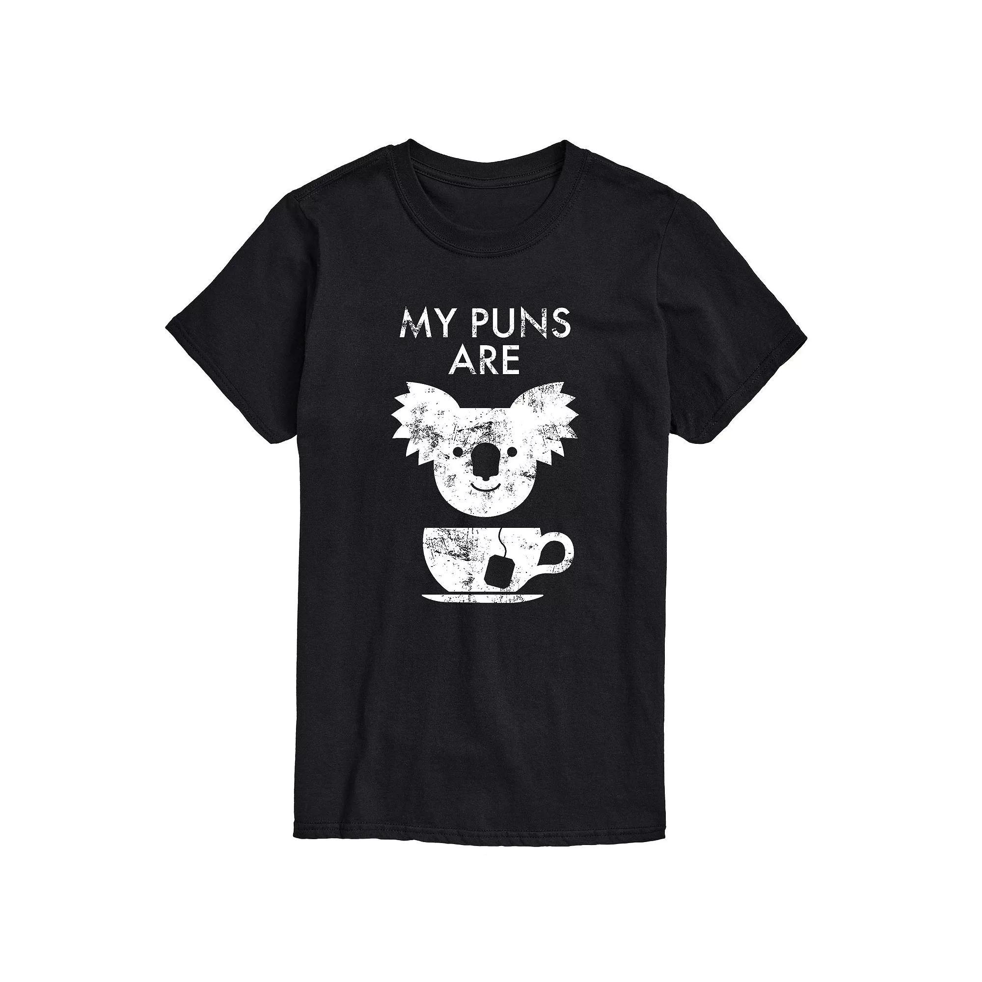 Men's My Puns Are Koala Tea Graphic Tee,  Product Image