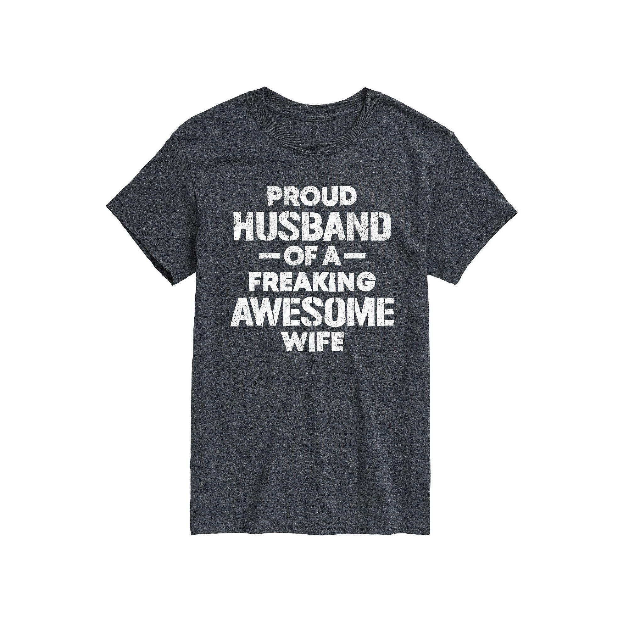 Men's Proud Husband Graphic Tee,  Product Image