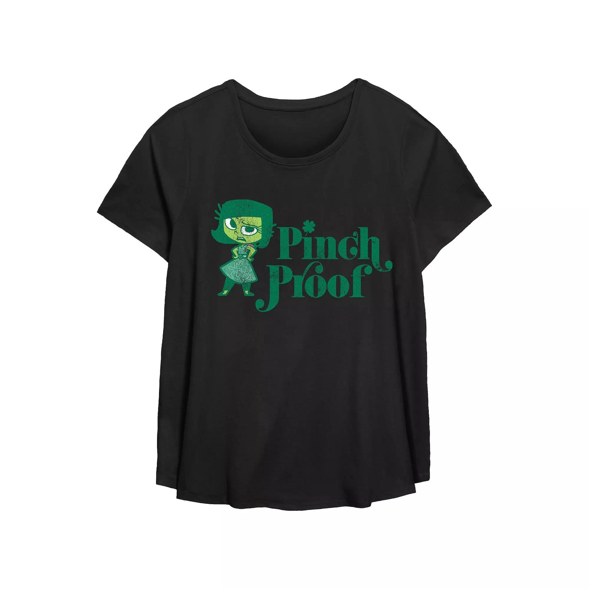 Disney's Mickey Mouse Ignoring Mondays Like La La La Plus Size Flowy Graphic Tee, Women's, Size: 4XL, Black Product Image