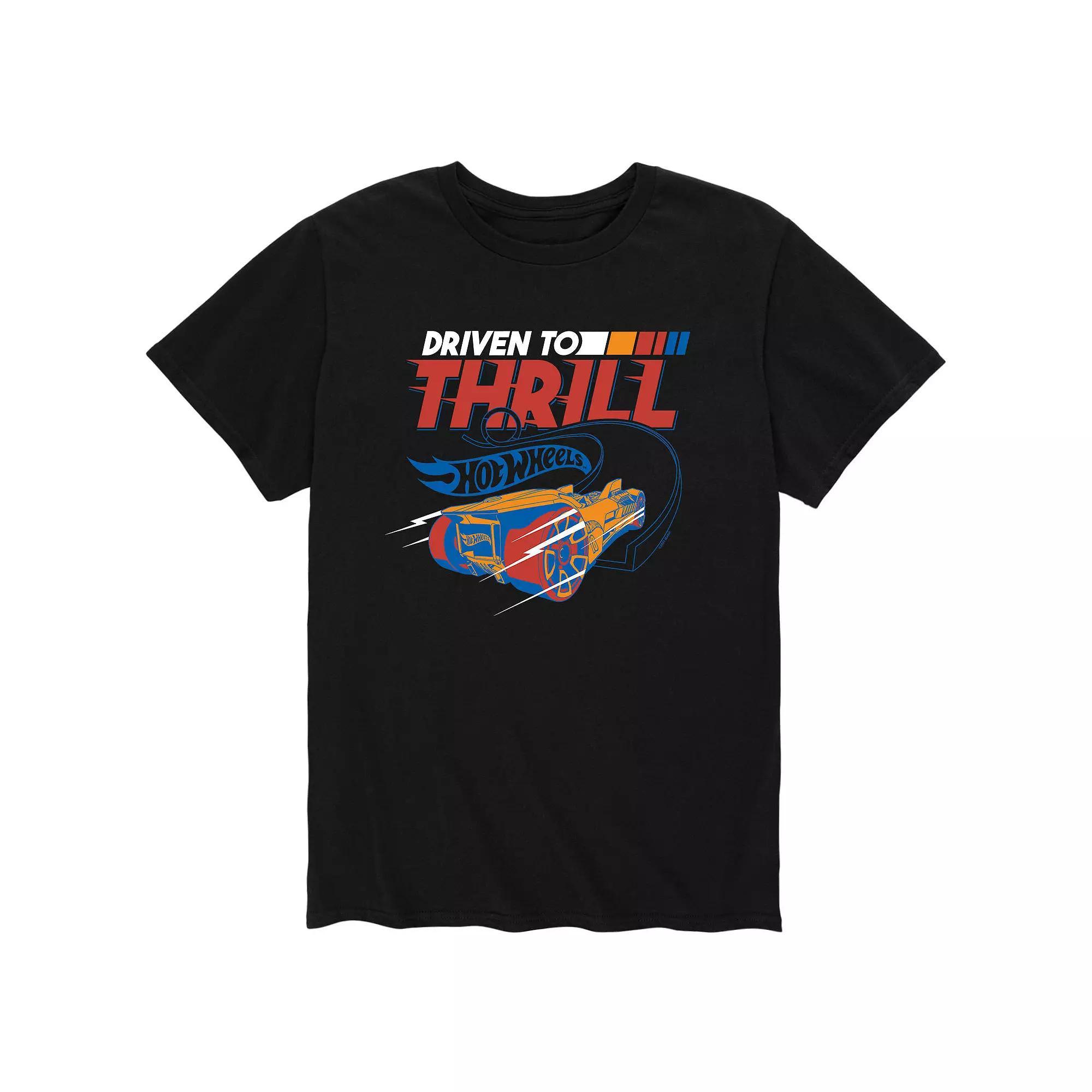 Men's Hot Wheels Tee, Size: Small, Black Product Image