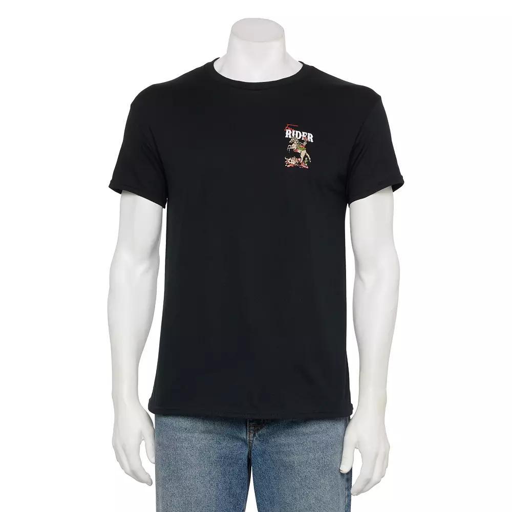 Men's Retrofit Easy Rider Graphic T-Shirt, Size: Small, Black Product Image