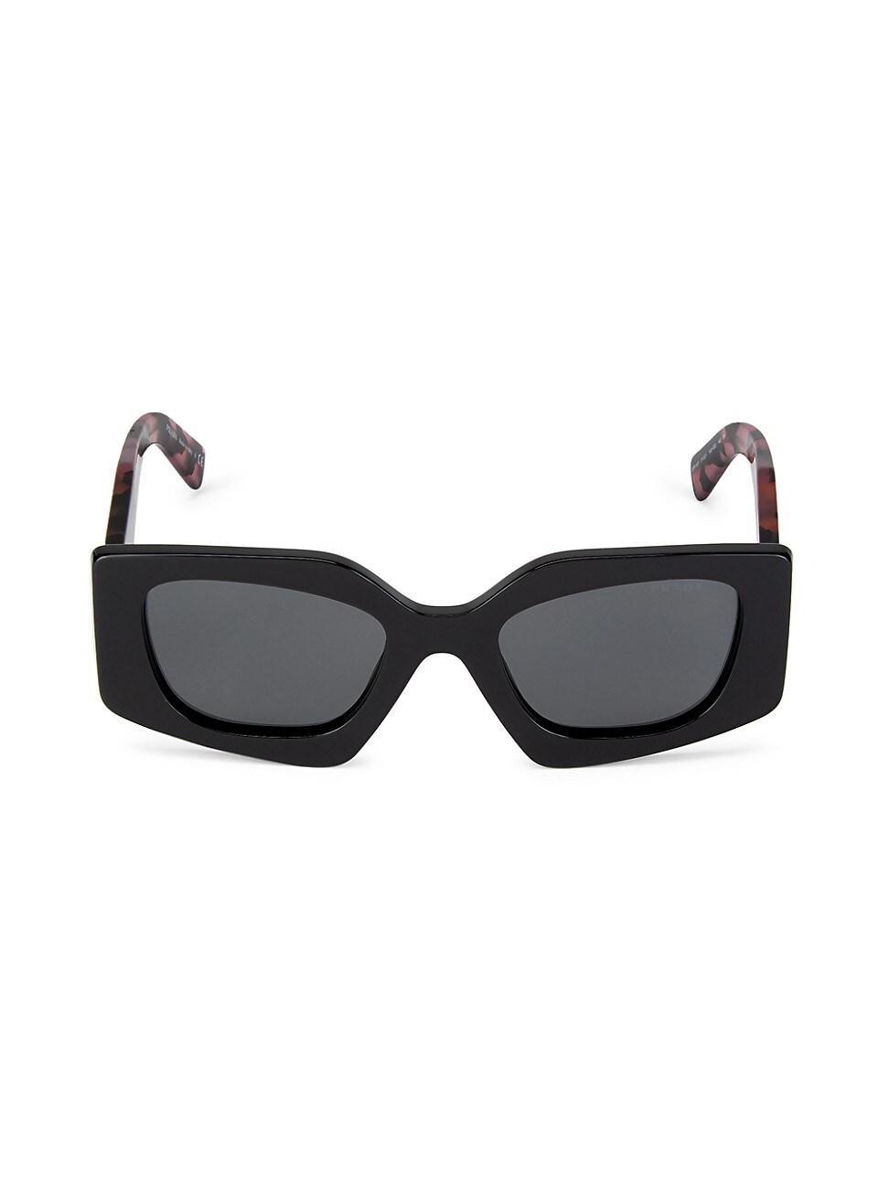 Womens 53MM Rectangular Sunglasses Product Image
