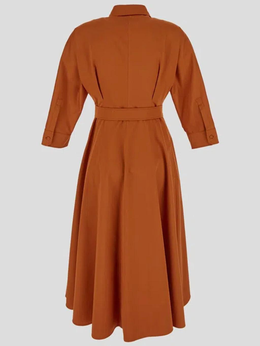 MAX MARA Sibari Dress In Orange Product Image