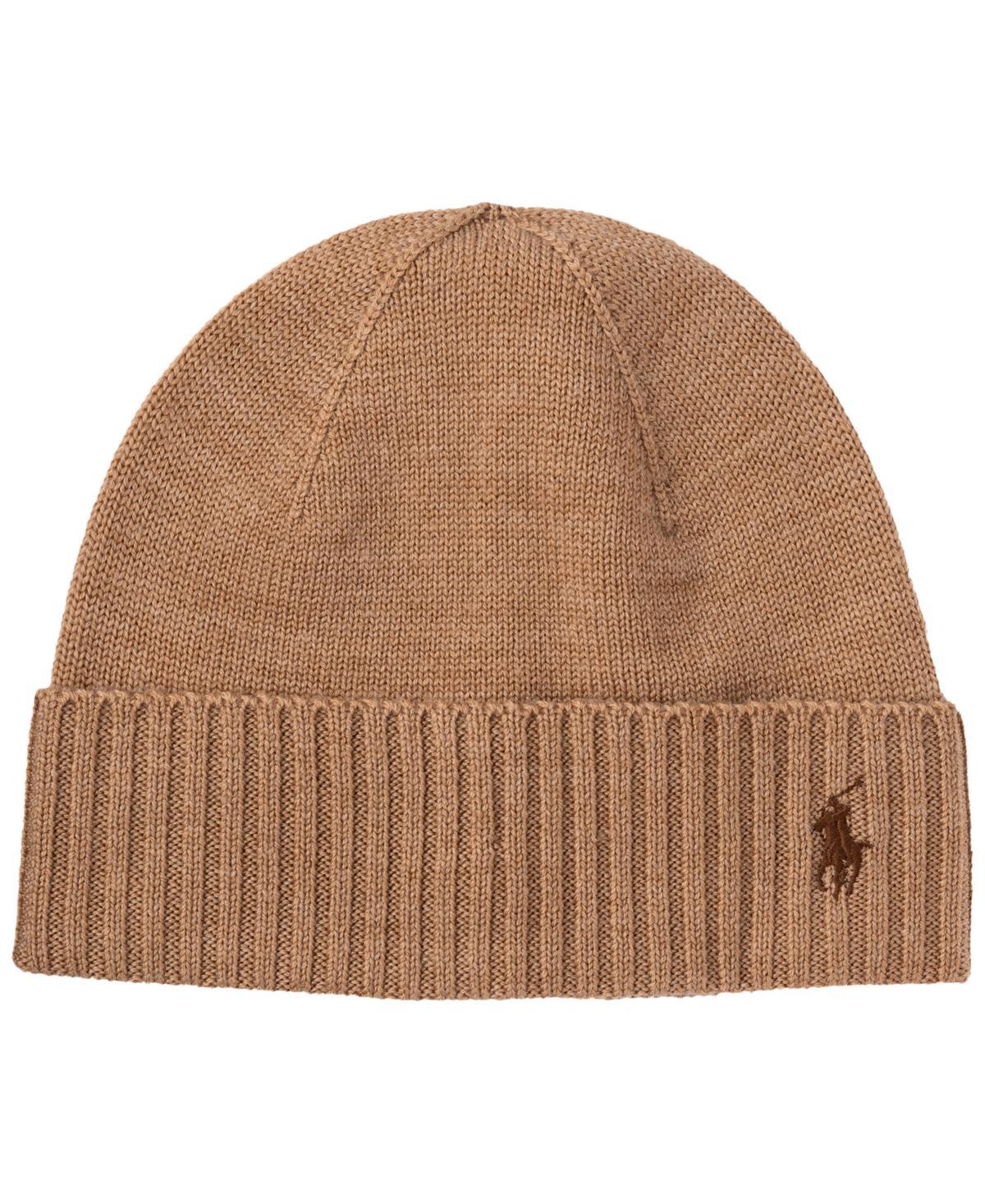 POLO RALPH LAUREN Men's Washable Merino Beanie In Dark Loden Product Image