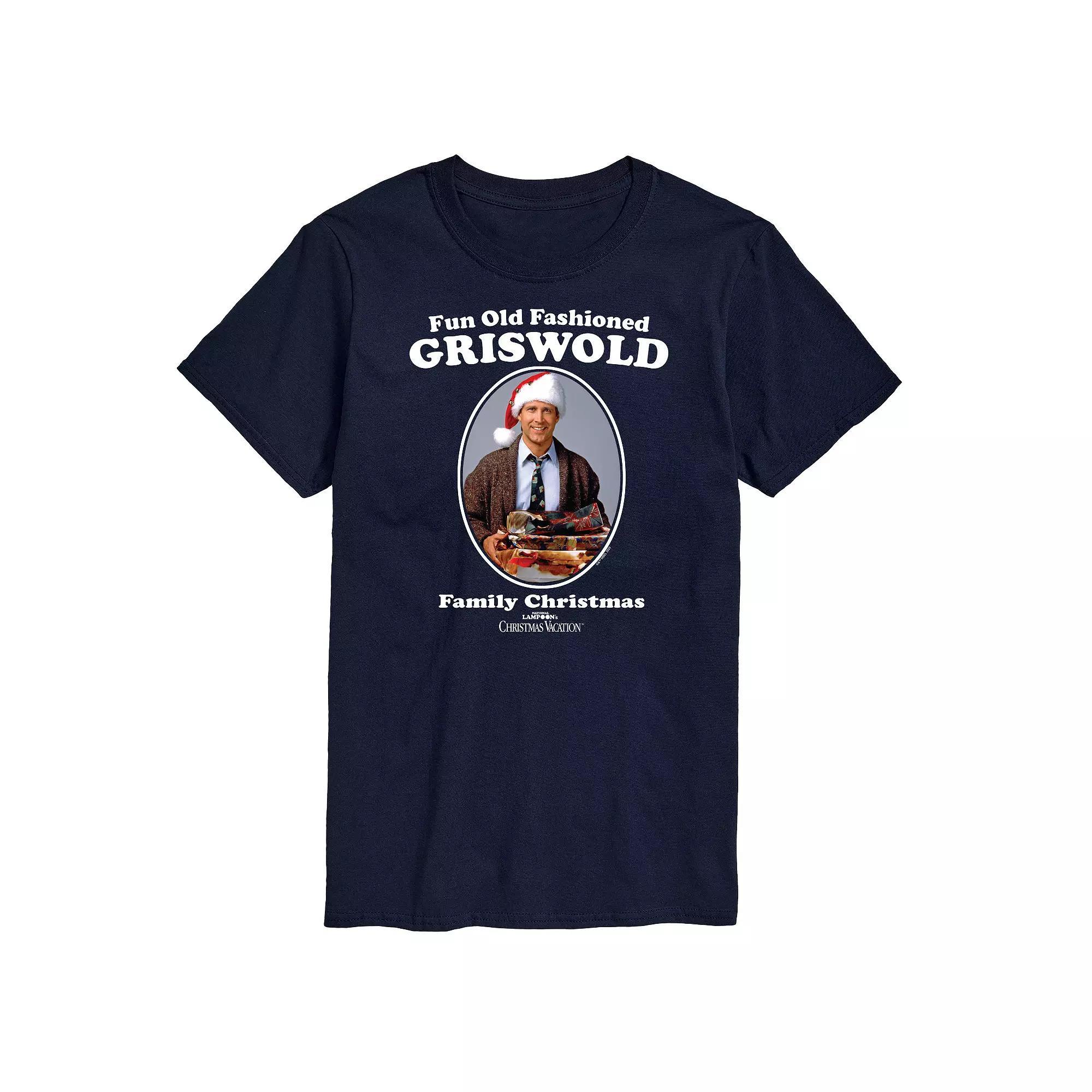 Men's National Lampoon's Christmas Vacation Fun Old Fashioned Griswold Graphic Tee, Size: Large, Red Product Image