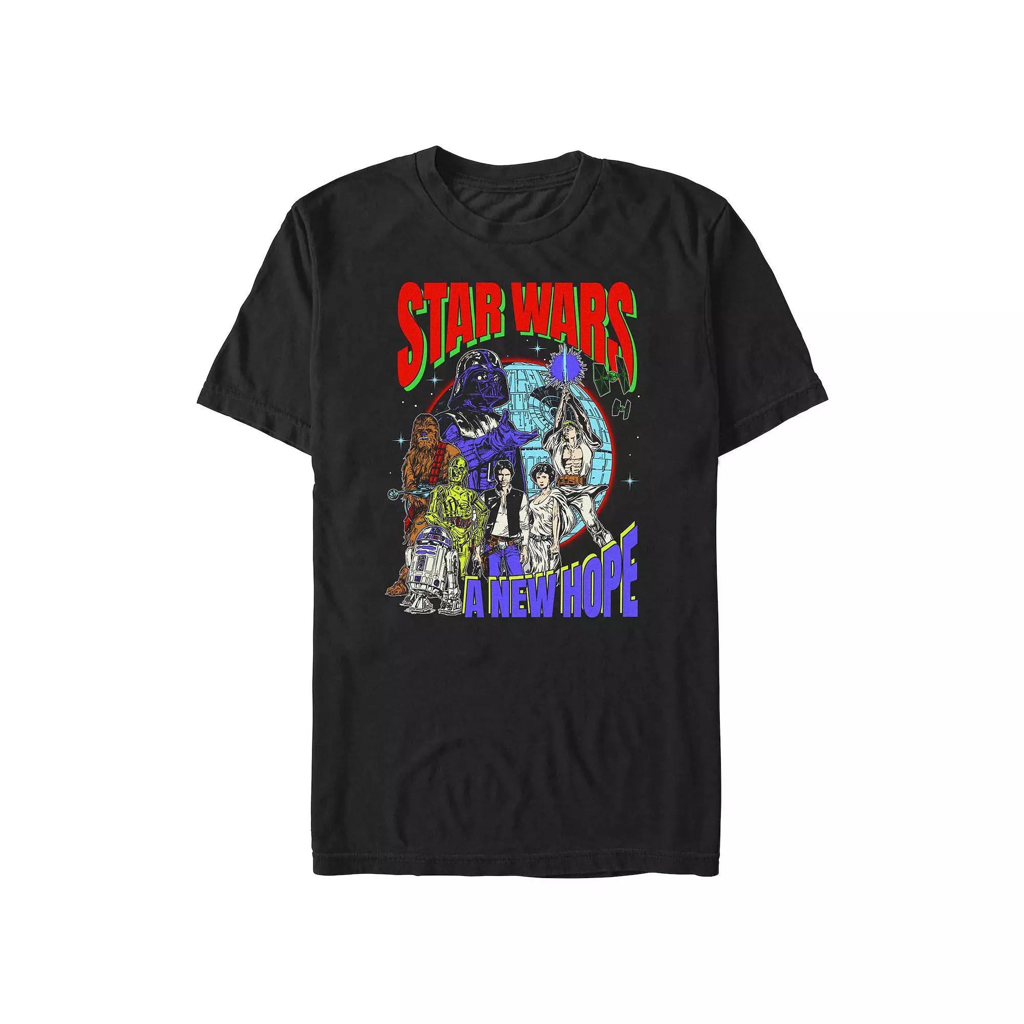 Big & Tall Star Wars A New Hope Vintage Poster Graphic Tee, Men's,  Product Image