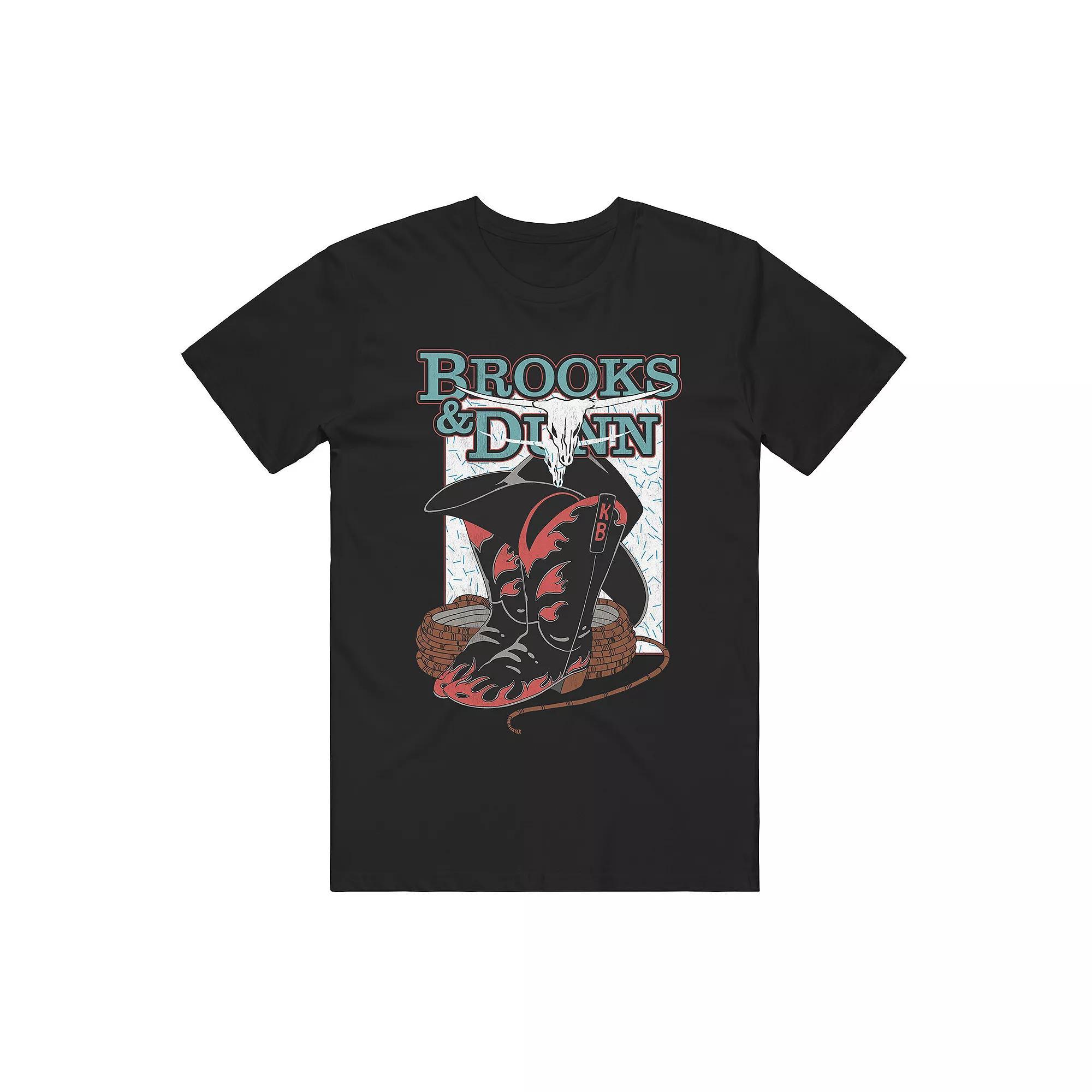 Men's Brooks & Dunn Graphic Tee, Size: XXL, Black Product Image