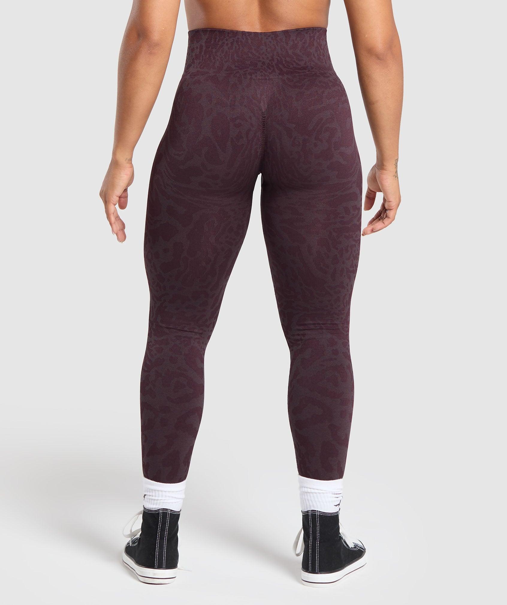 Gymshark Adapt Safari Seamless Leggings - Depth Purple/Greyed Purple Female Product Image