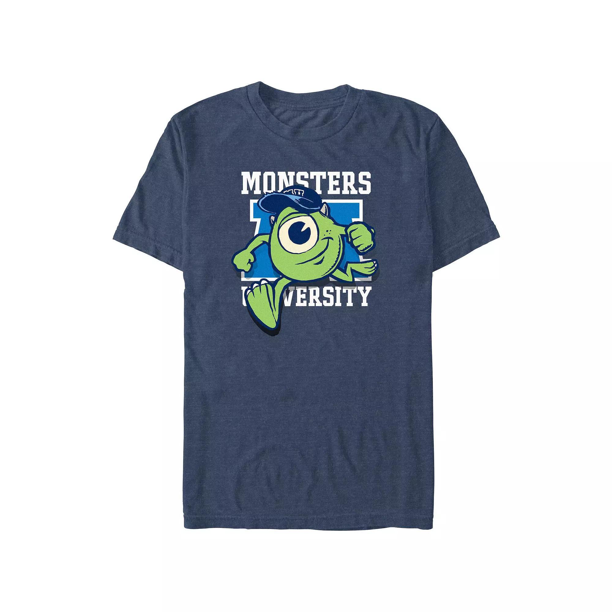 Disney / Pixar's Monsters University Mike Wazowski Walk Big & Tall Graphic Tee, Men's,  Product Image