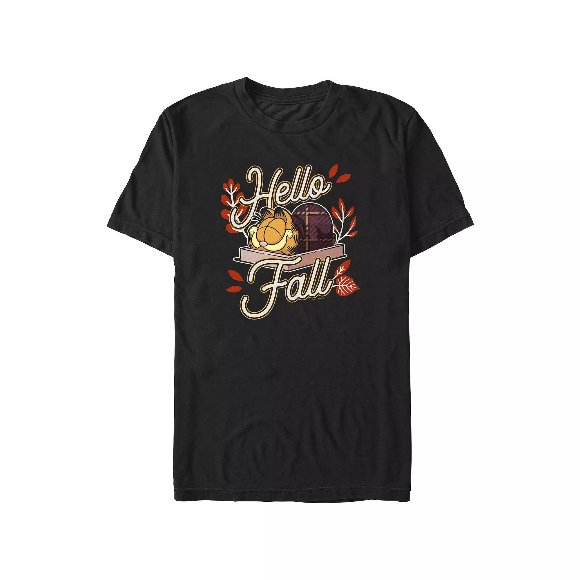 Men's Garfield Hello Fall Graphic Tee,  Product Image