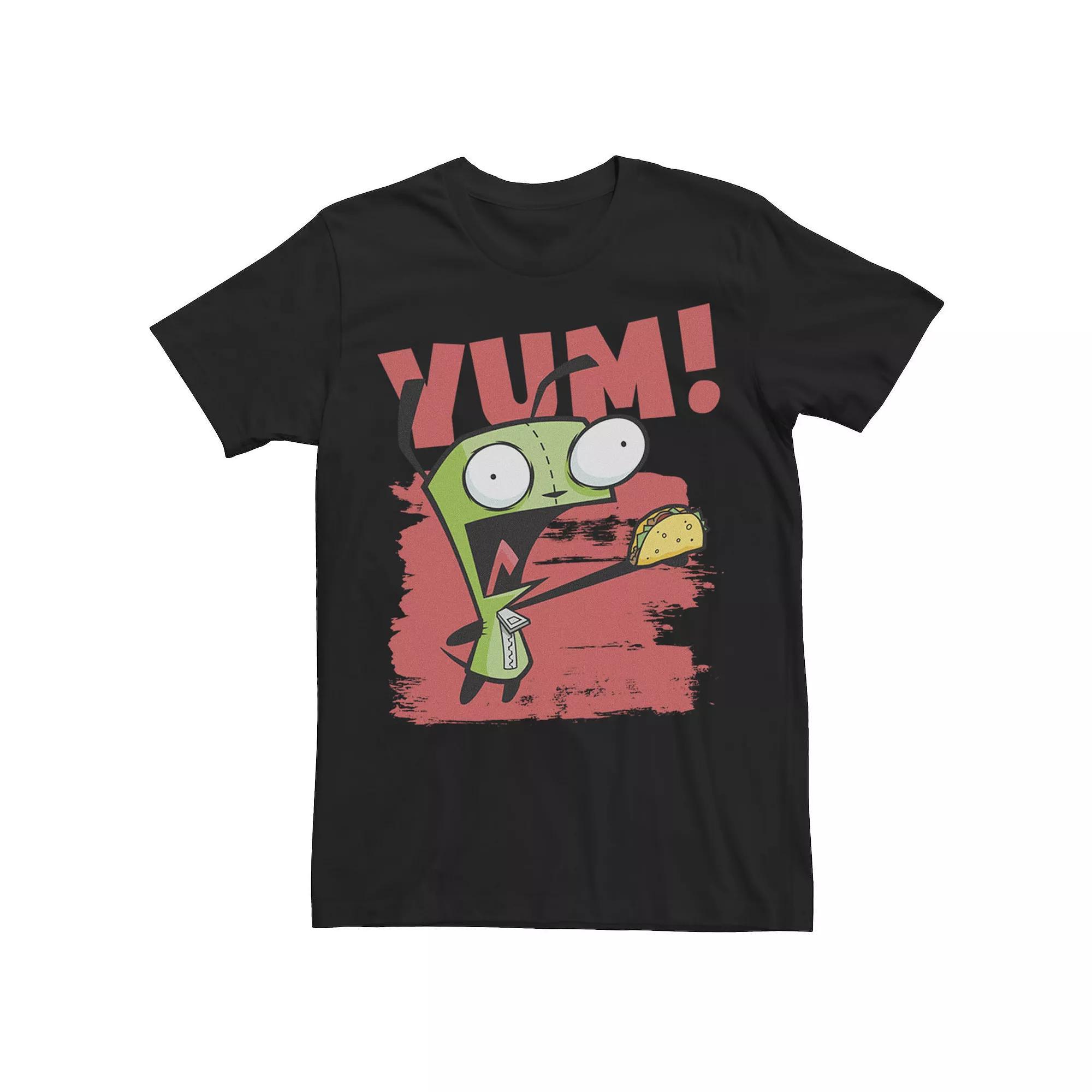 Men's Invader Zim Gir Yum! Paint Smear Tee,  Product Image