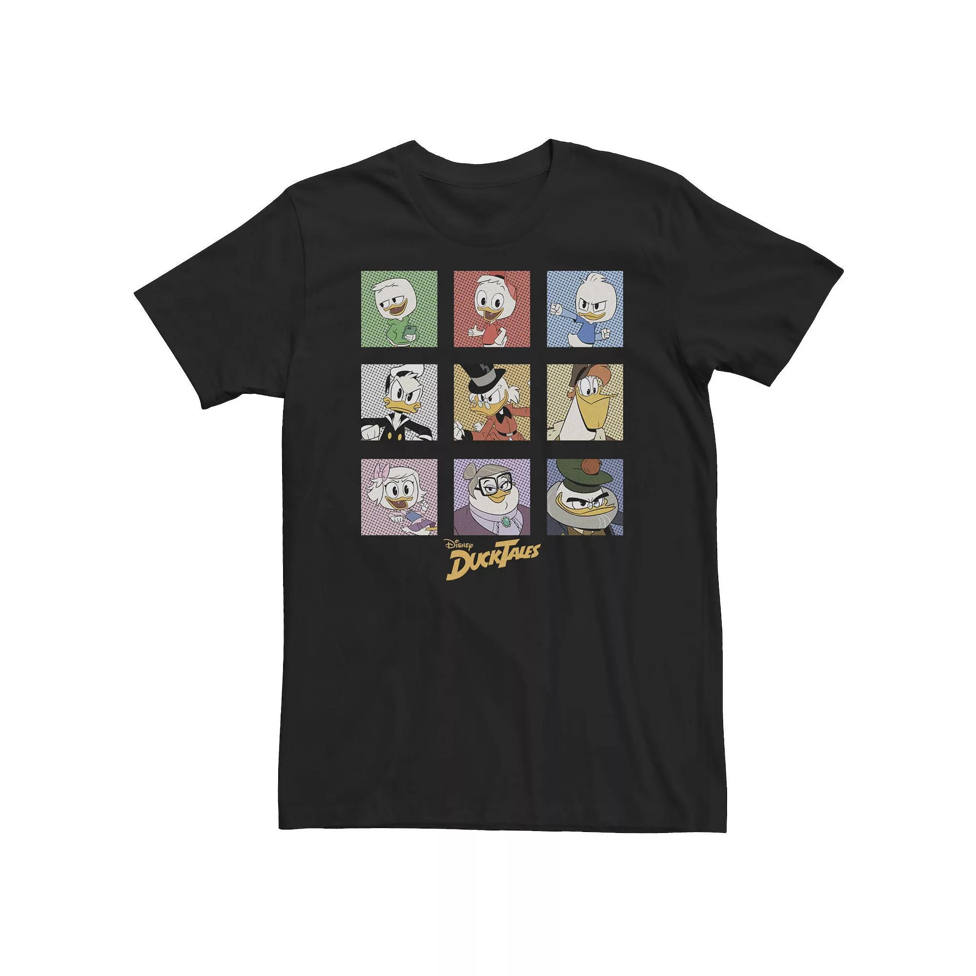 Big & Tall Disney DuckTales Group Shot Box Up Tee, Men's,  Product Image