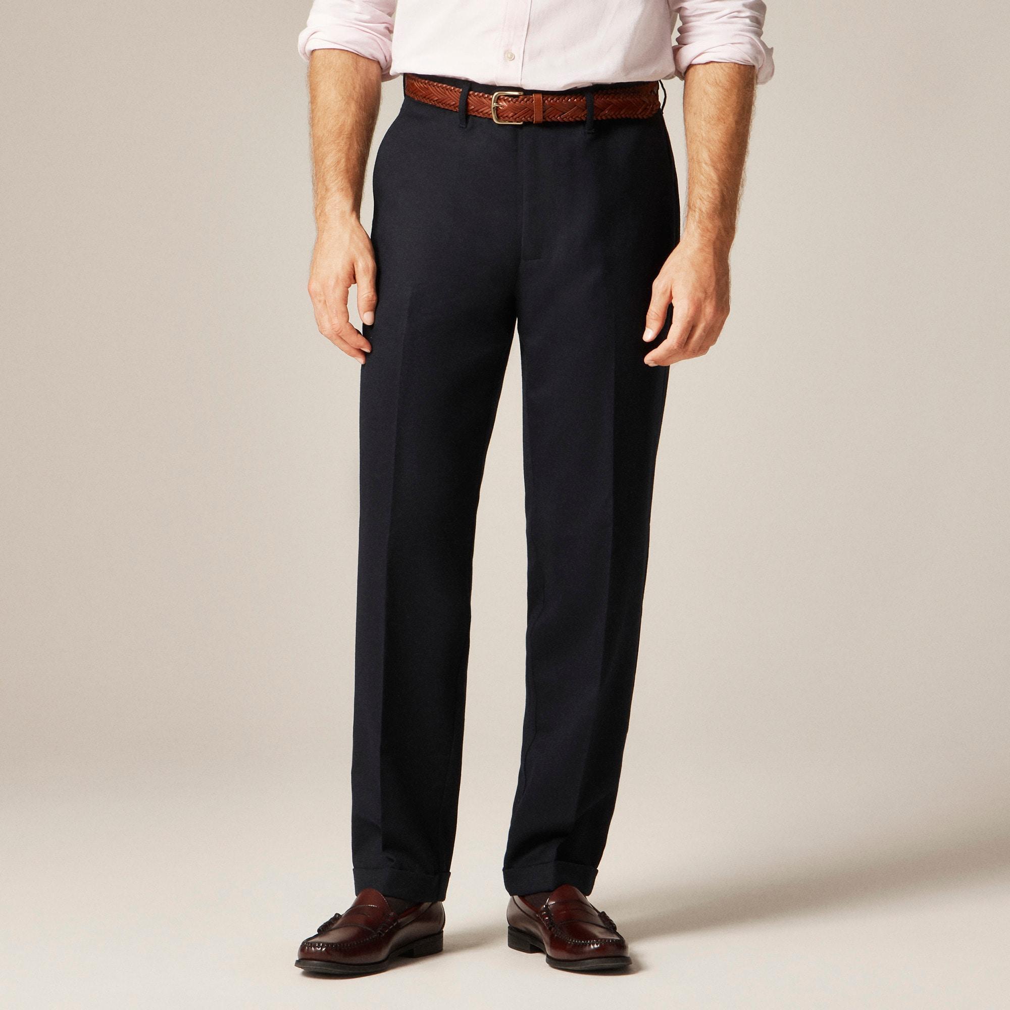 Classic creased wool trouser Product Image