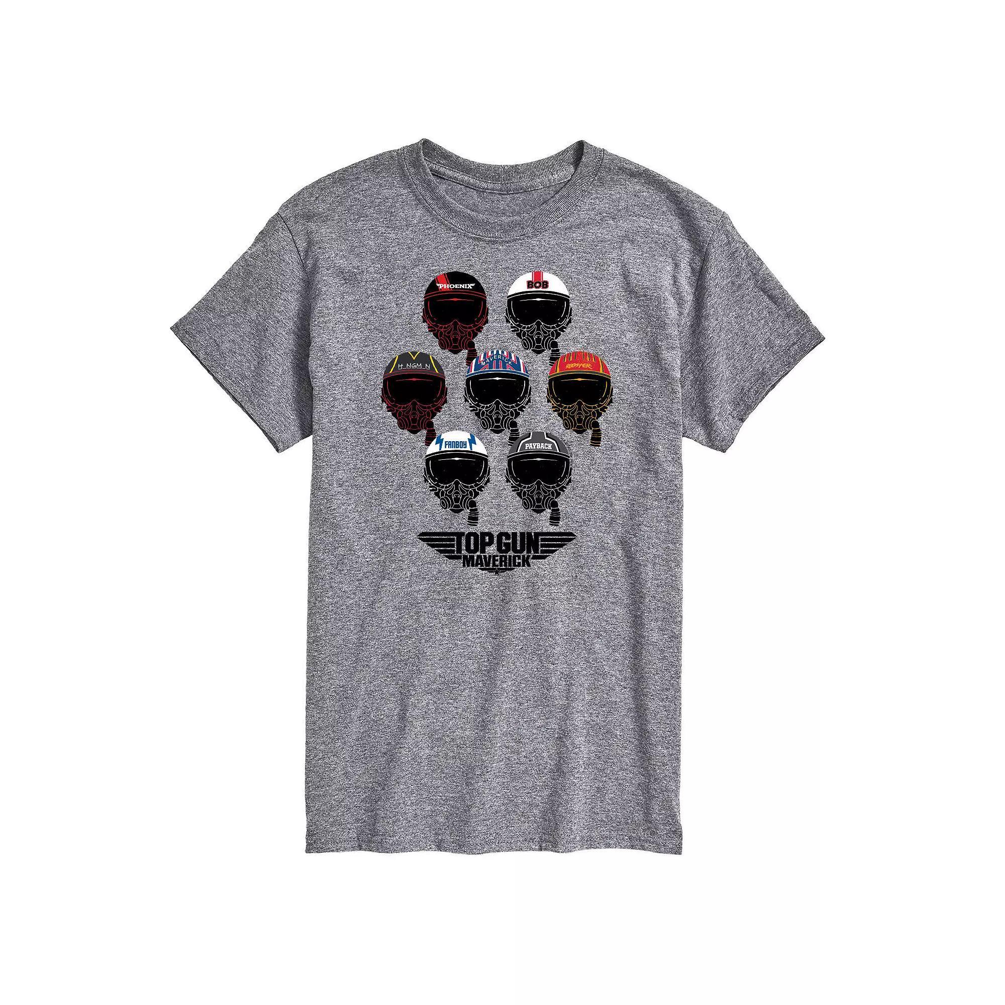 Big & Tall Top Gun Maverick Helmets Tee, Men's,  Product Image