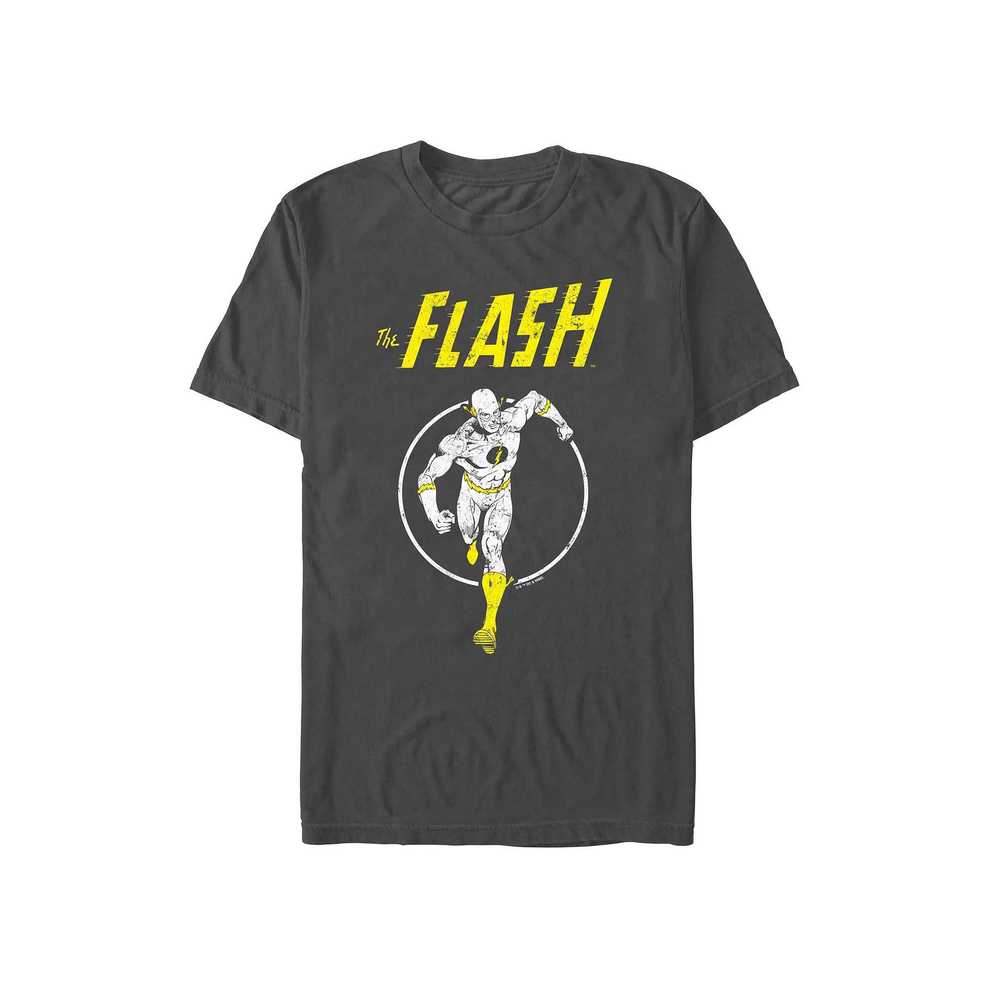 Men's The Flash Distressed Poster Graphic Tee,  Product Image