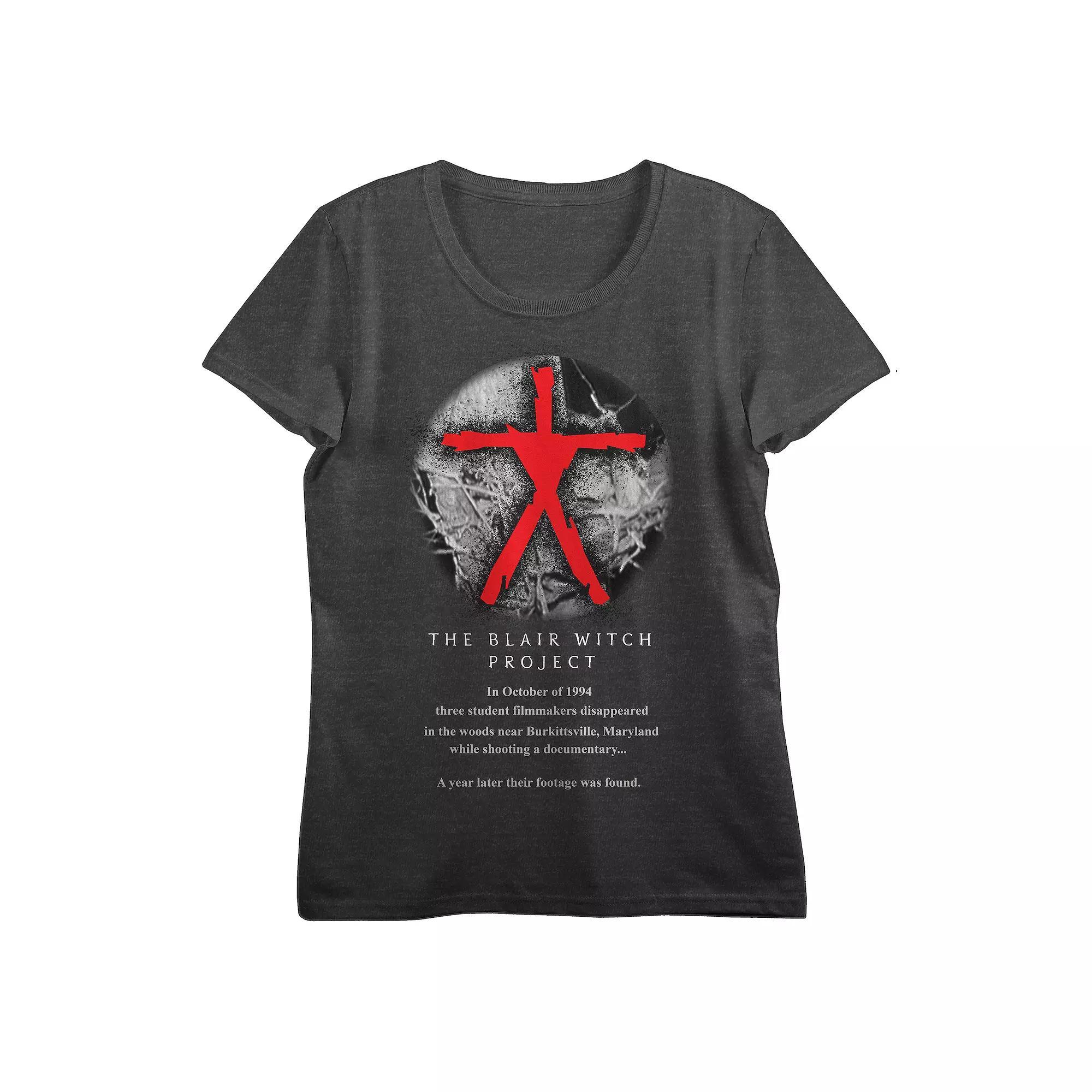 Juniors' Blair Witch Red Stick Figure Graphic Tee, Women's, Size: Medium, Black Product Image