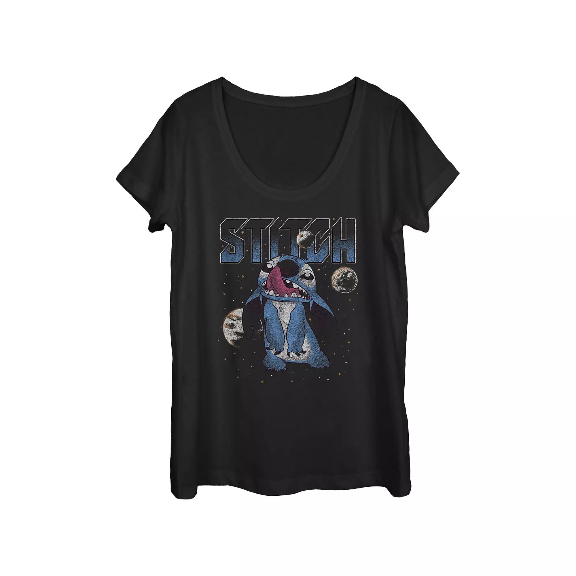 Juniors' Rock And Roll Roses Festival Scoop Neck Graphic Tee, Girl's,  Product Image