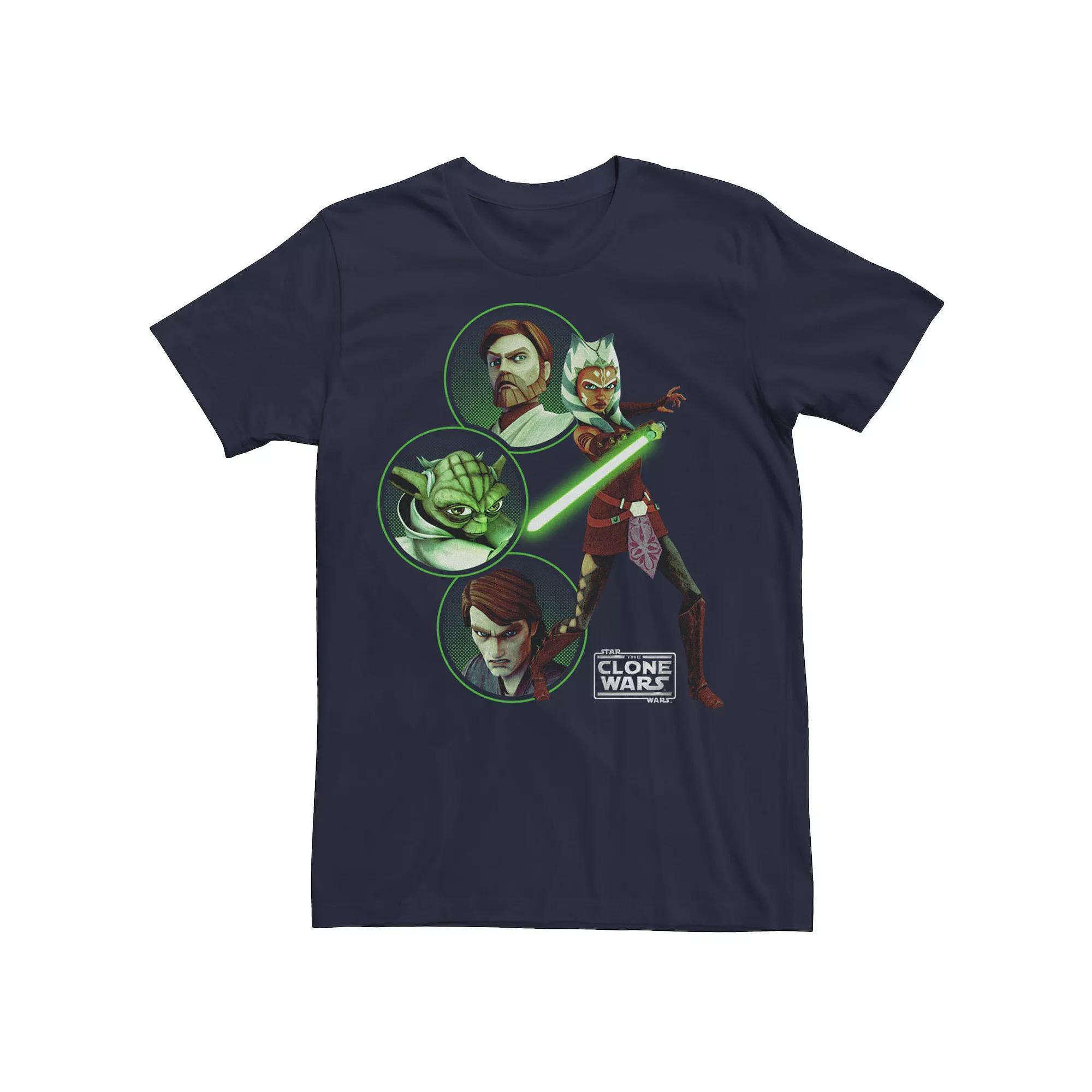 Men's Star Wars: Clone Wars Light Side Group Shot Tee,  Product Image