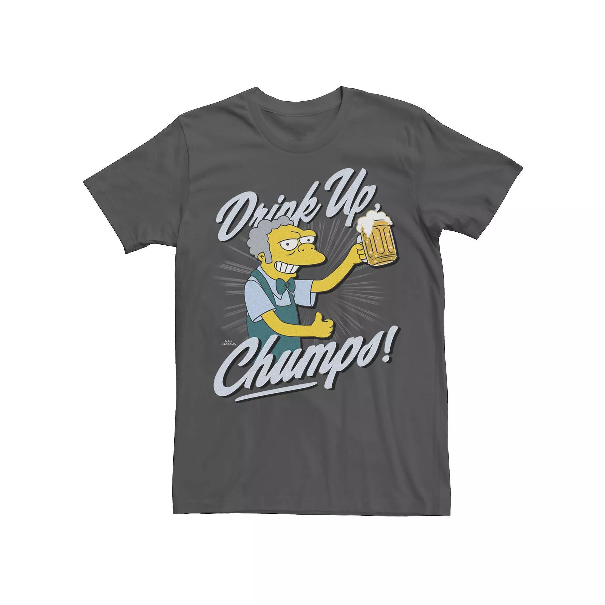 Men's The Simpsons Mo Drink Up Chumps! Tee,  Product Image