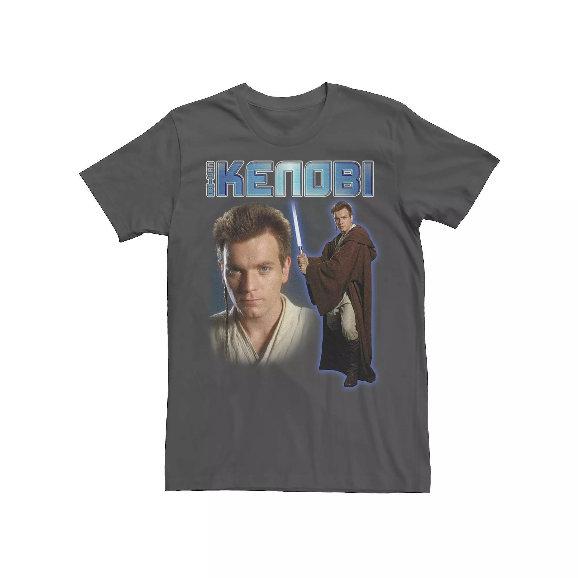 Men's Star Wars Obi-Wan Kenobi Tee, Size: Medium, Blue Product Image