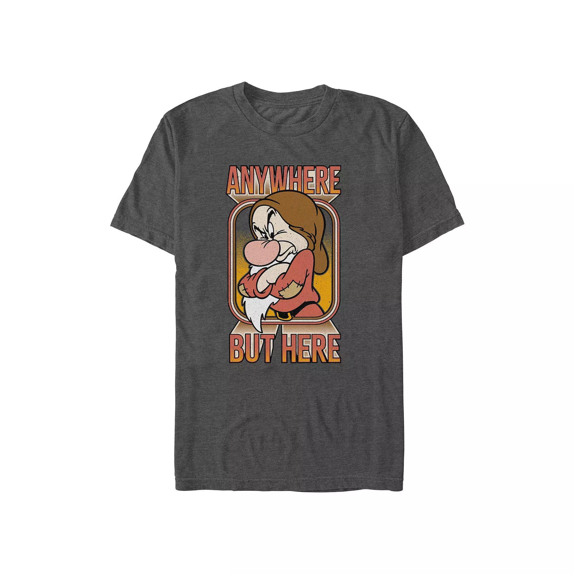 Disney's Snow White And The Seven DwarfsAnywhere But Here Men's Graphic Tee,  Product Image
