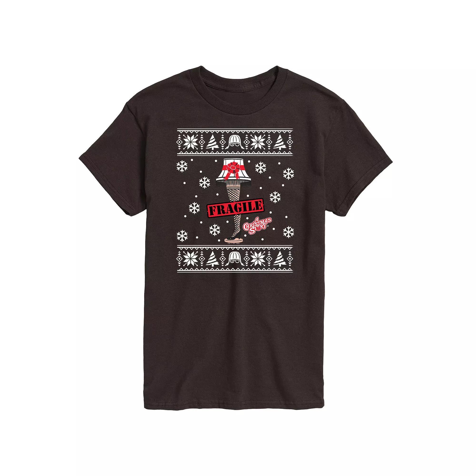 Men's A Christmas Story Fragile Leg Graphic Tee,  Product Image