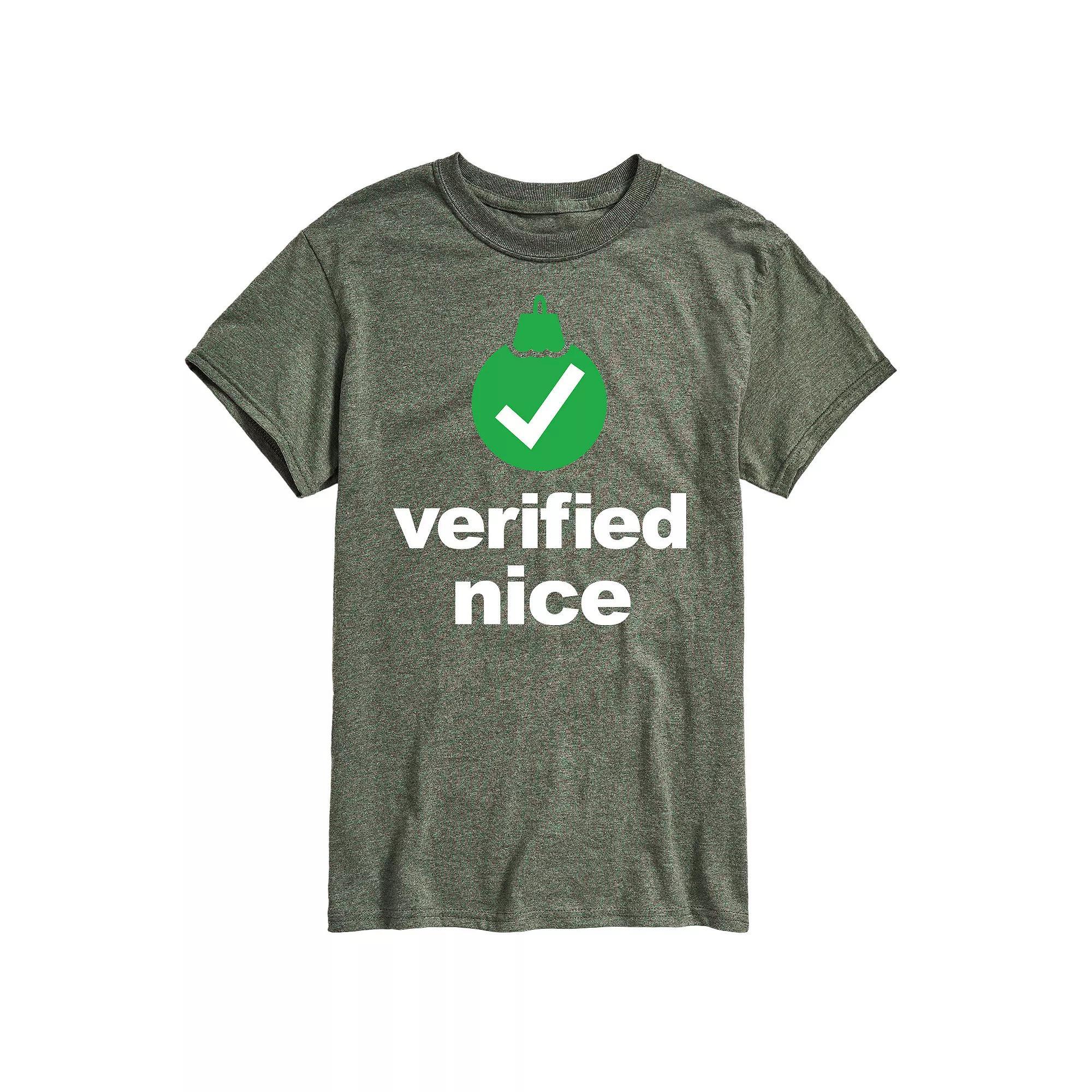 Big & Tall Verified Nice Graphic Tee, Men's,  Product Image
