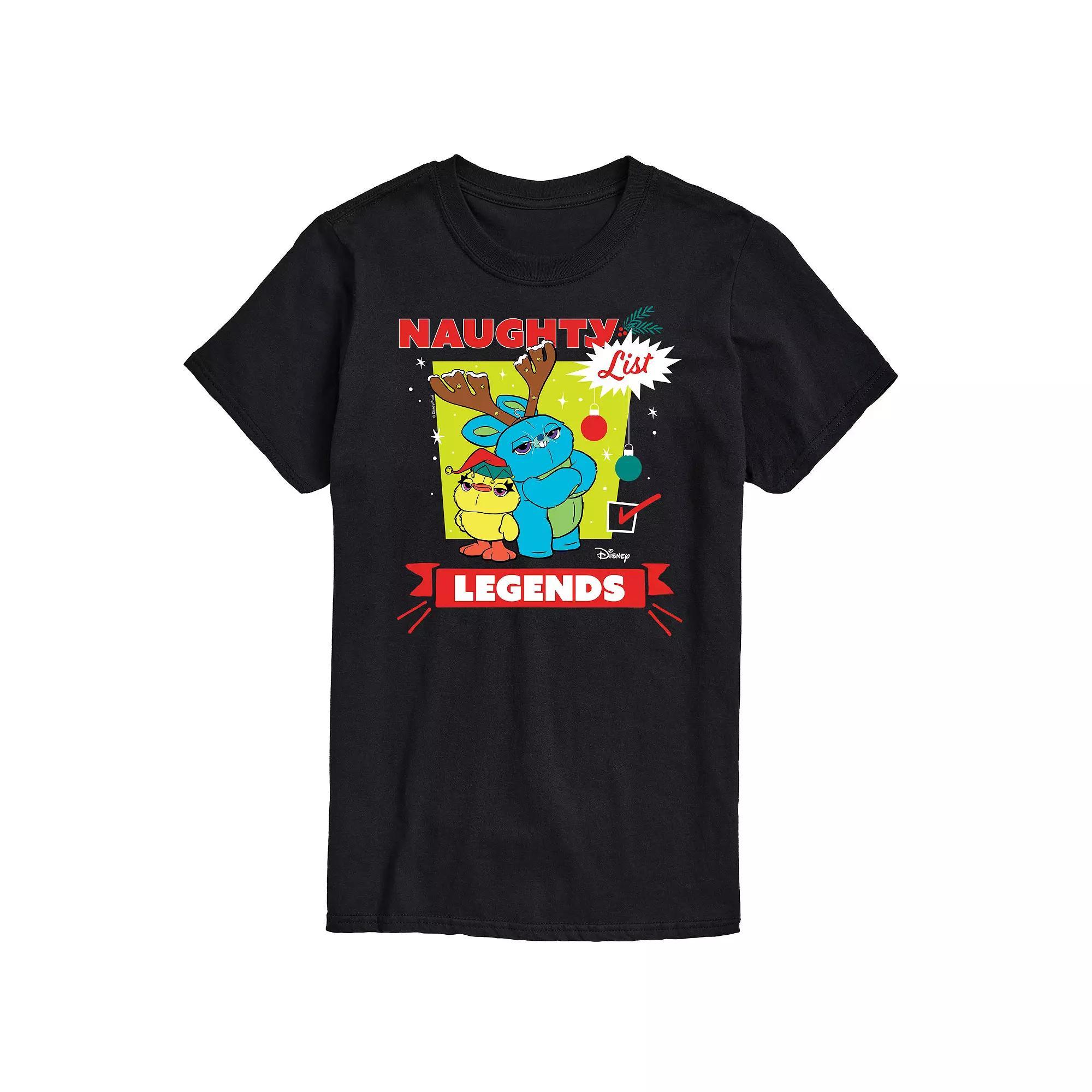 Disney / Pixar's Toy Story Men's Naughty List Legends Graphic Tee,  Product Image