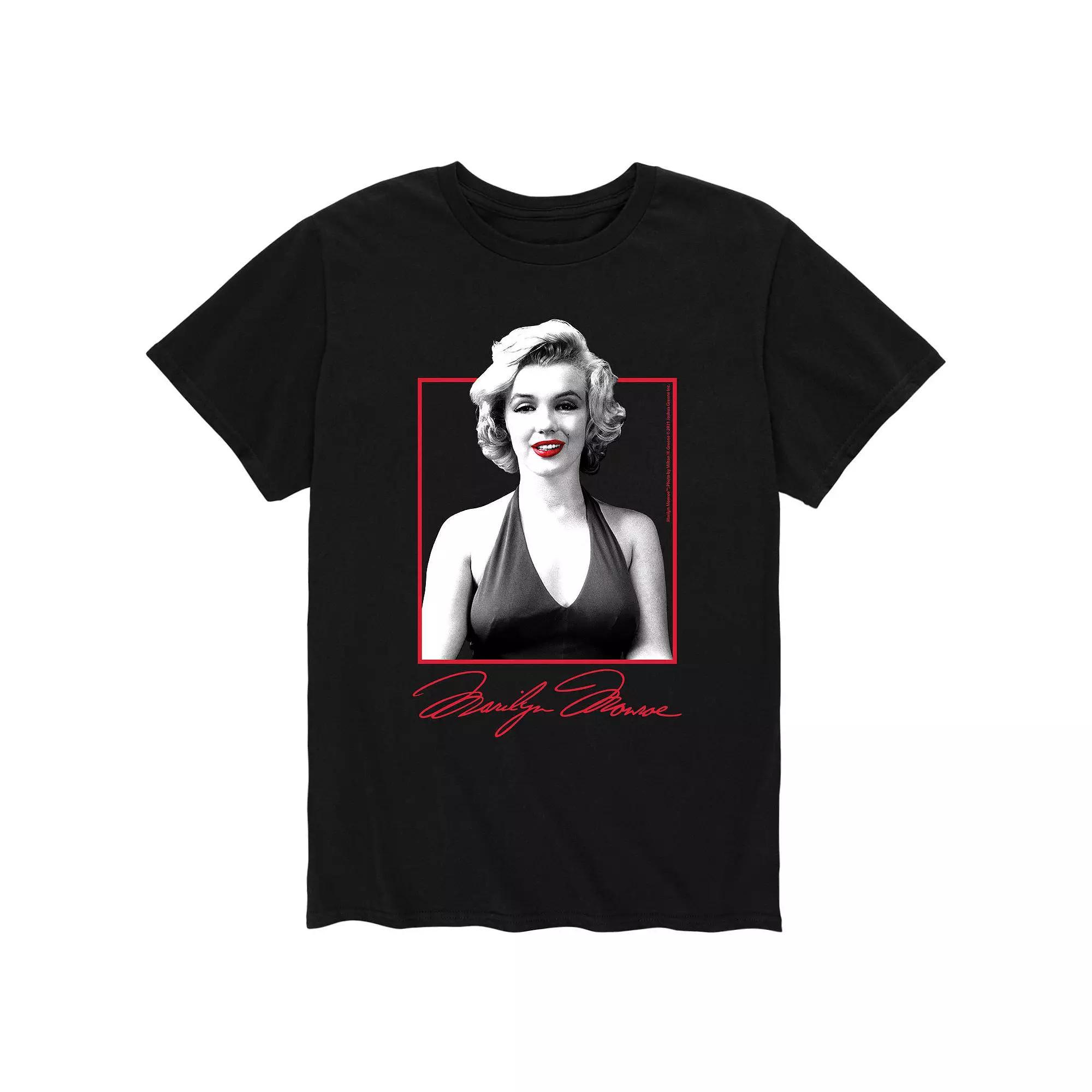 Men's Marilyn Monroe Black And White Tee,  Product Image