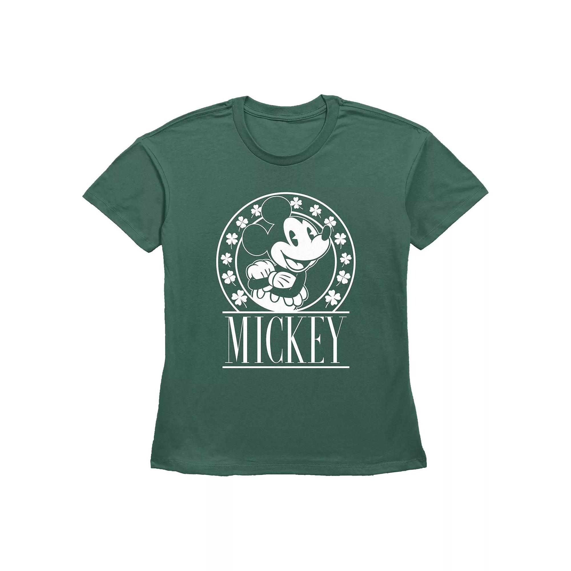 Disney's Mickey Mouse Lucky Stamp Women's Graphic Tee,  Product Image