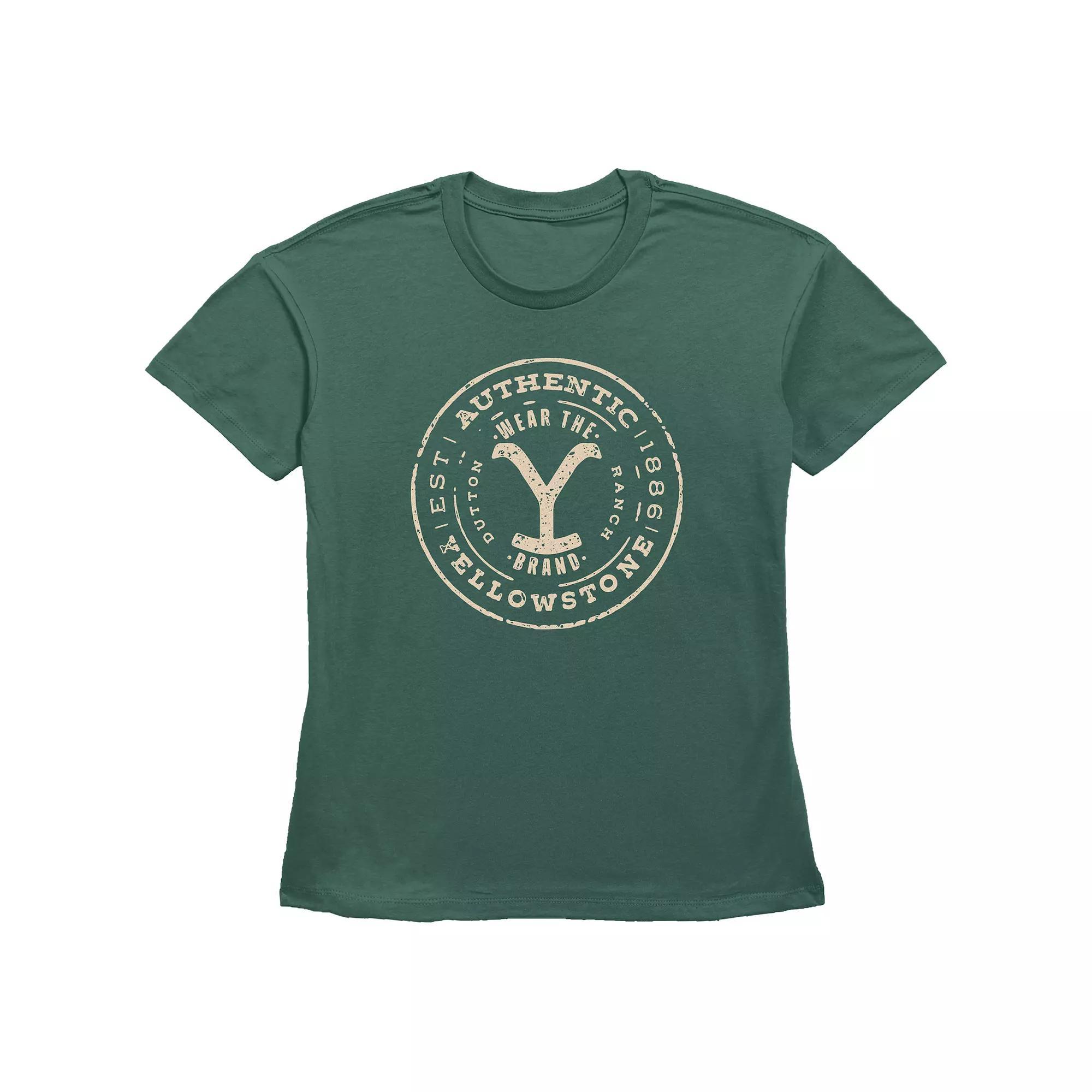 Women's Yellowstone Authentic Wear The Brand Est. 1886 Graphic Tee,  Product Image