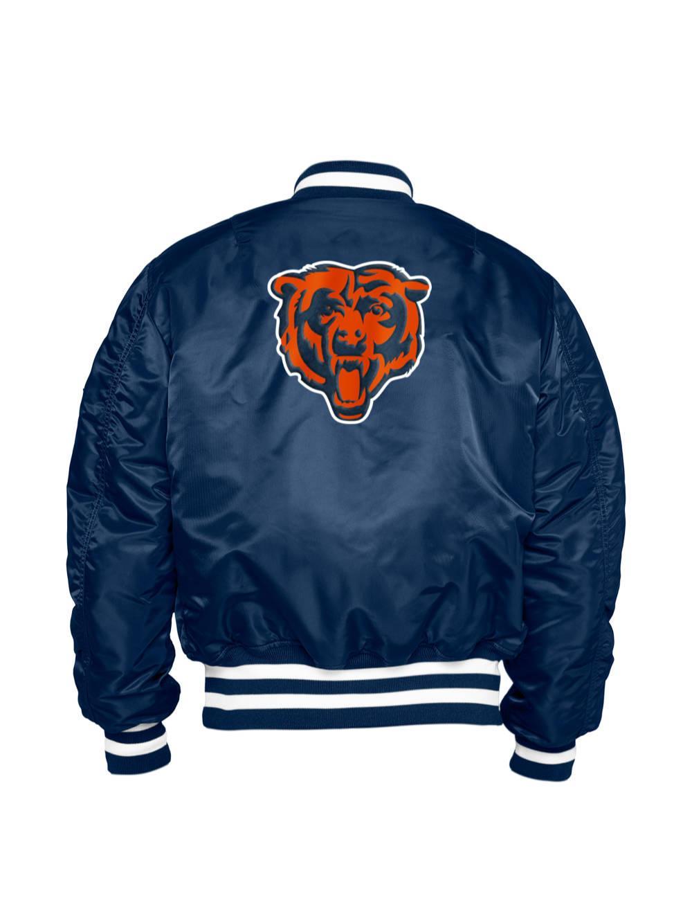 CHICAGO BEARS X ALPHA X NEW ERA MA-1 BOMBER JACKET Product Image