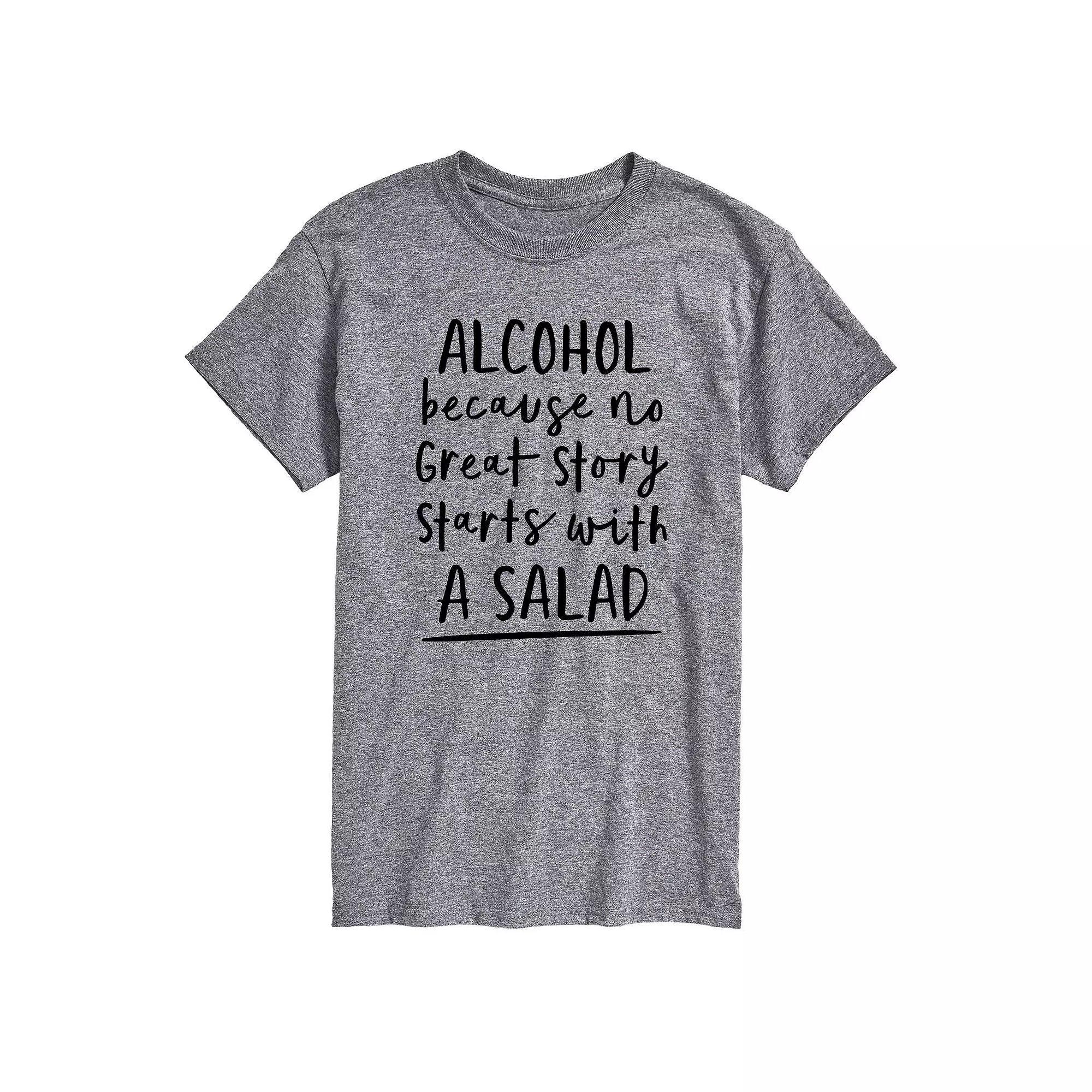 Men's No Great Story Started With Salad Graphic Tee,  Product Image