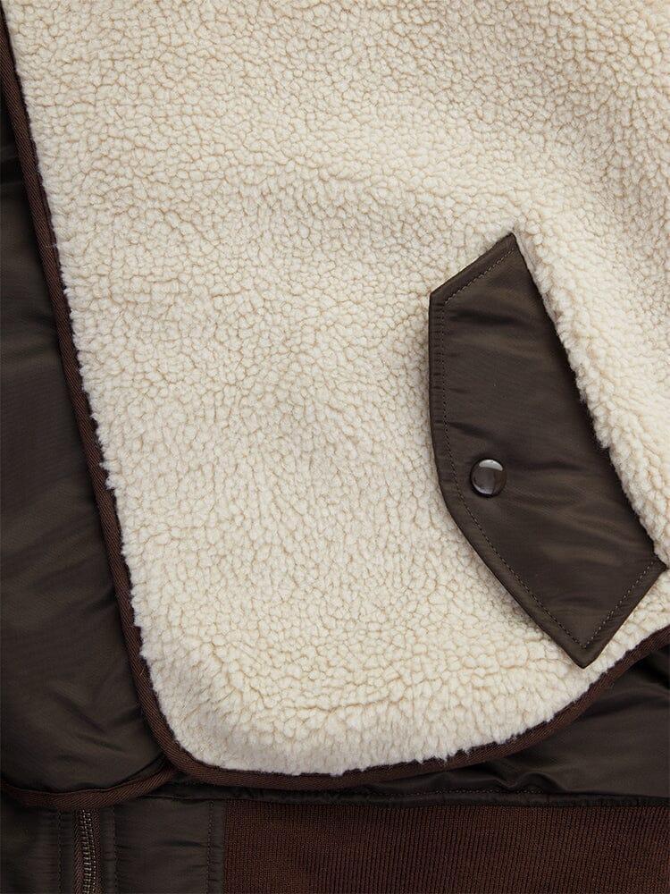 WOMEN'S B-15 SHERPA HYBRID BOMBER JACKET (SEASONAL) Product Image