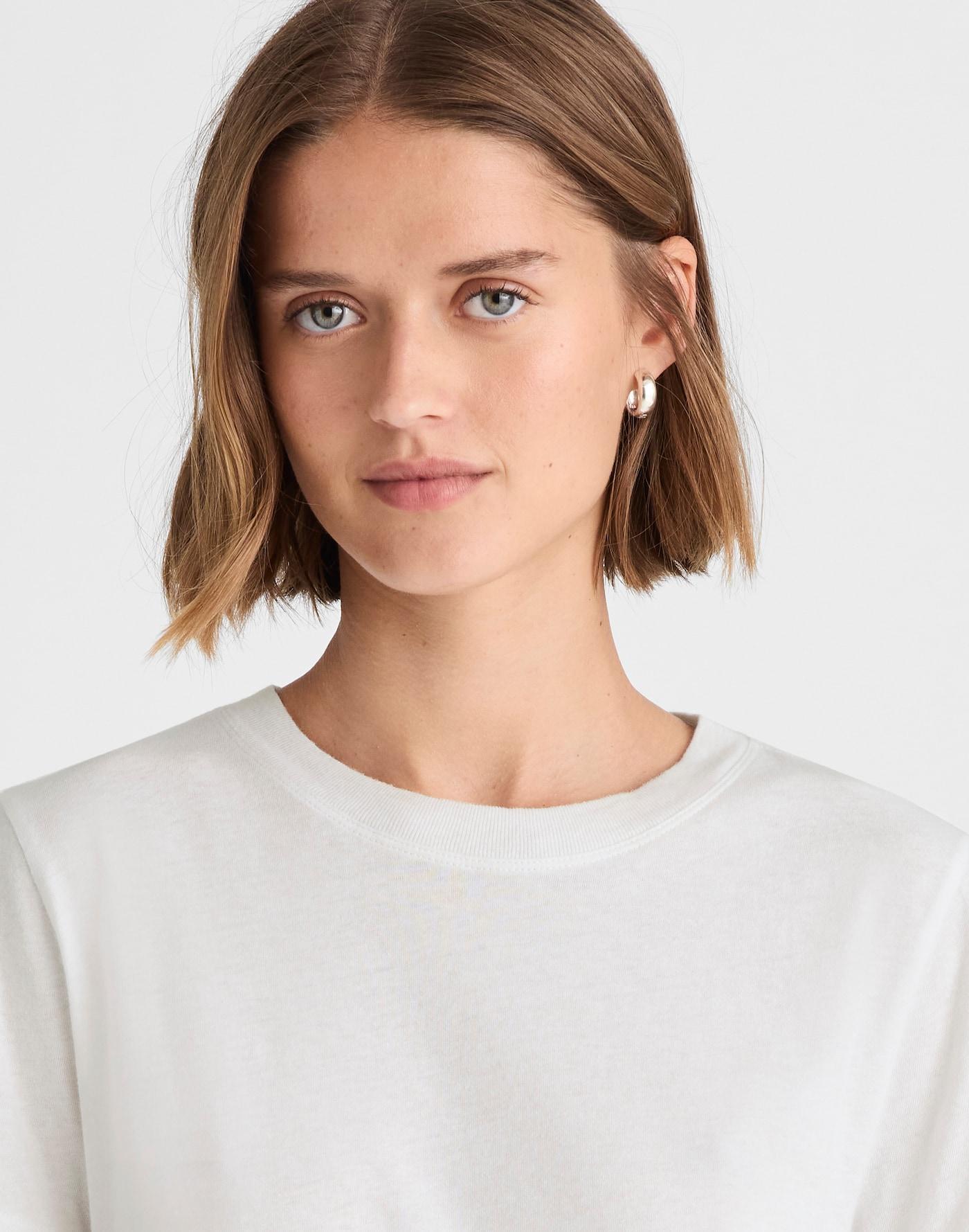 Garment-Dyed Shrunken Crewneck Tee Product Image