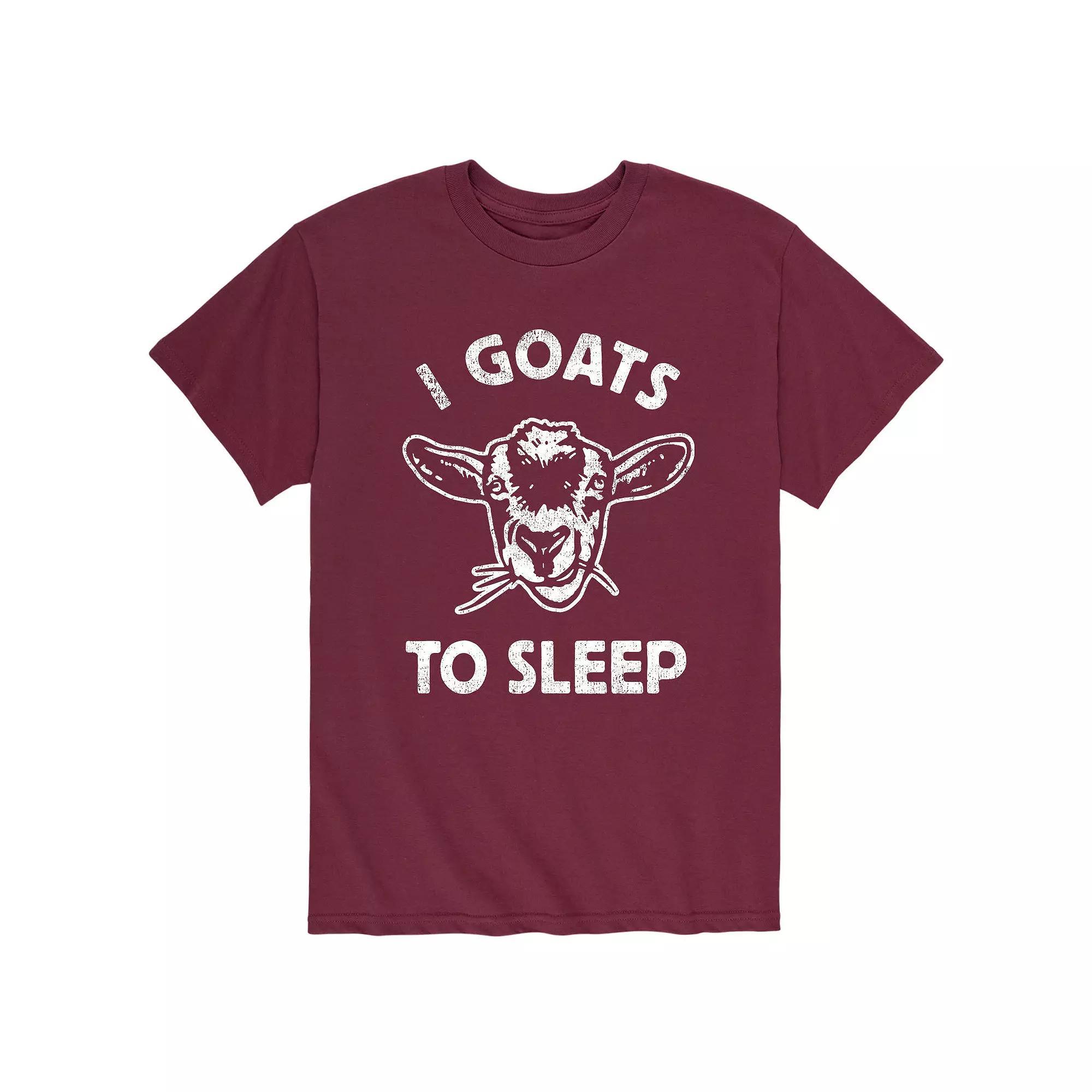 Men's I Goats To Sleep Tee, Size: XXL, Red Product Image