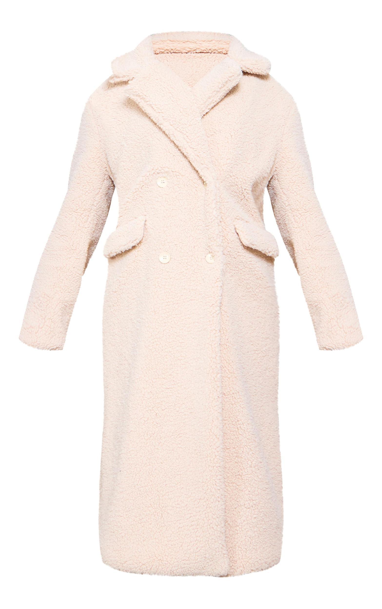 Tall Stone Longline Borg Coat Product Image