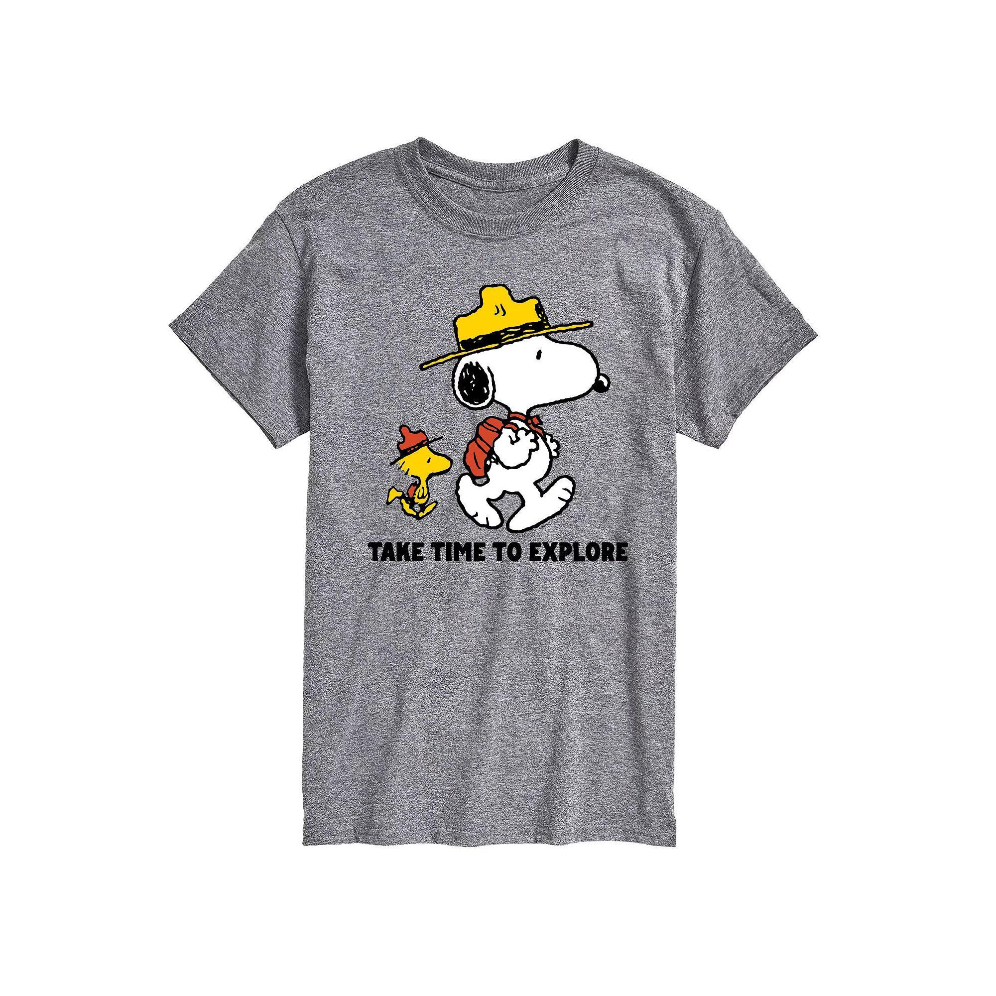 Big & Tall Peanuts Beagle Scouts Time To Explore Graphic Tee, Men's,  Product Image