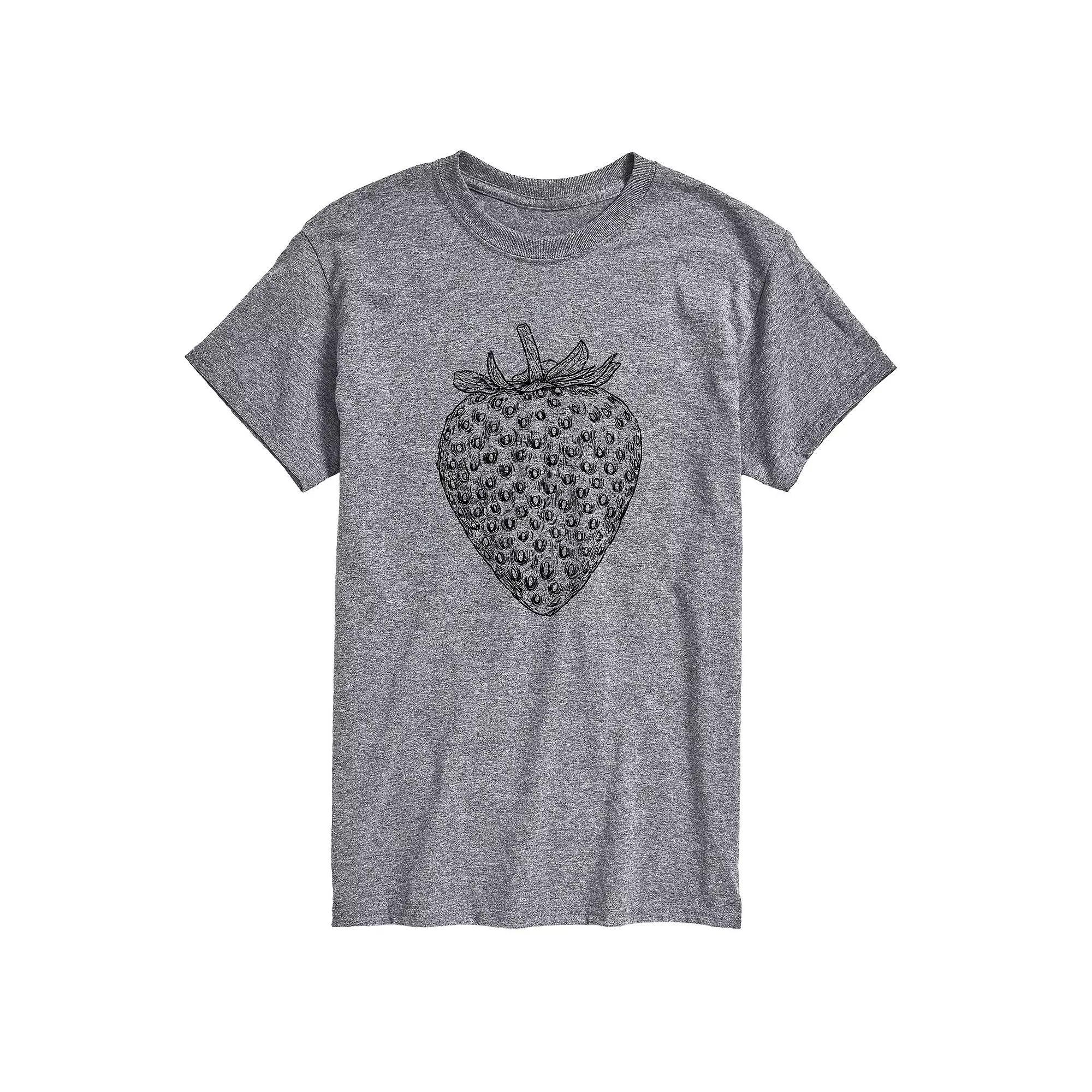 Men's Strawberry Sketch Graphic Tee,  Product Image