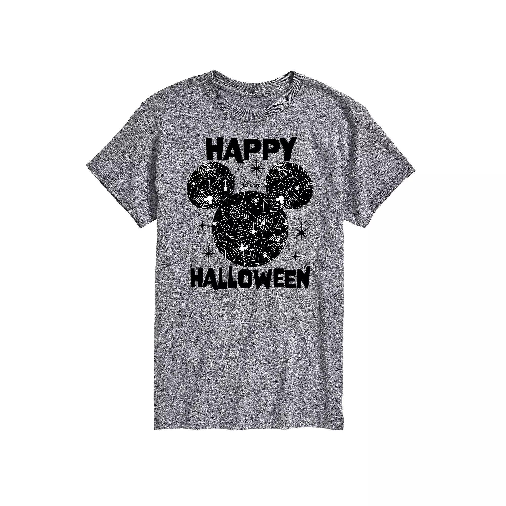 Disney's Mickey Mouse & Friends Big & Tall Happy Halloween Silhoette Graphic Tee, Men's,  Product Image