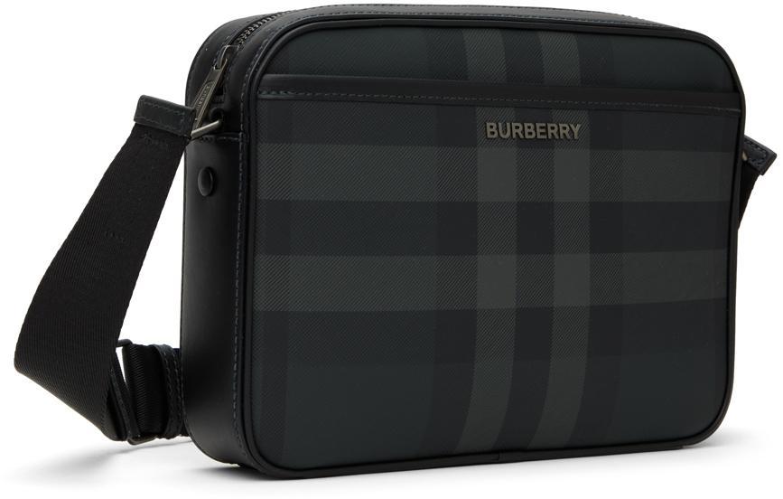 BURBERRY Gray Muswell Bag In Black Product Image