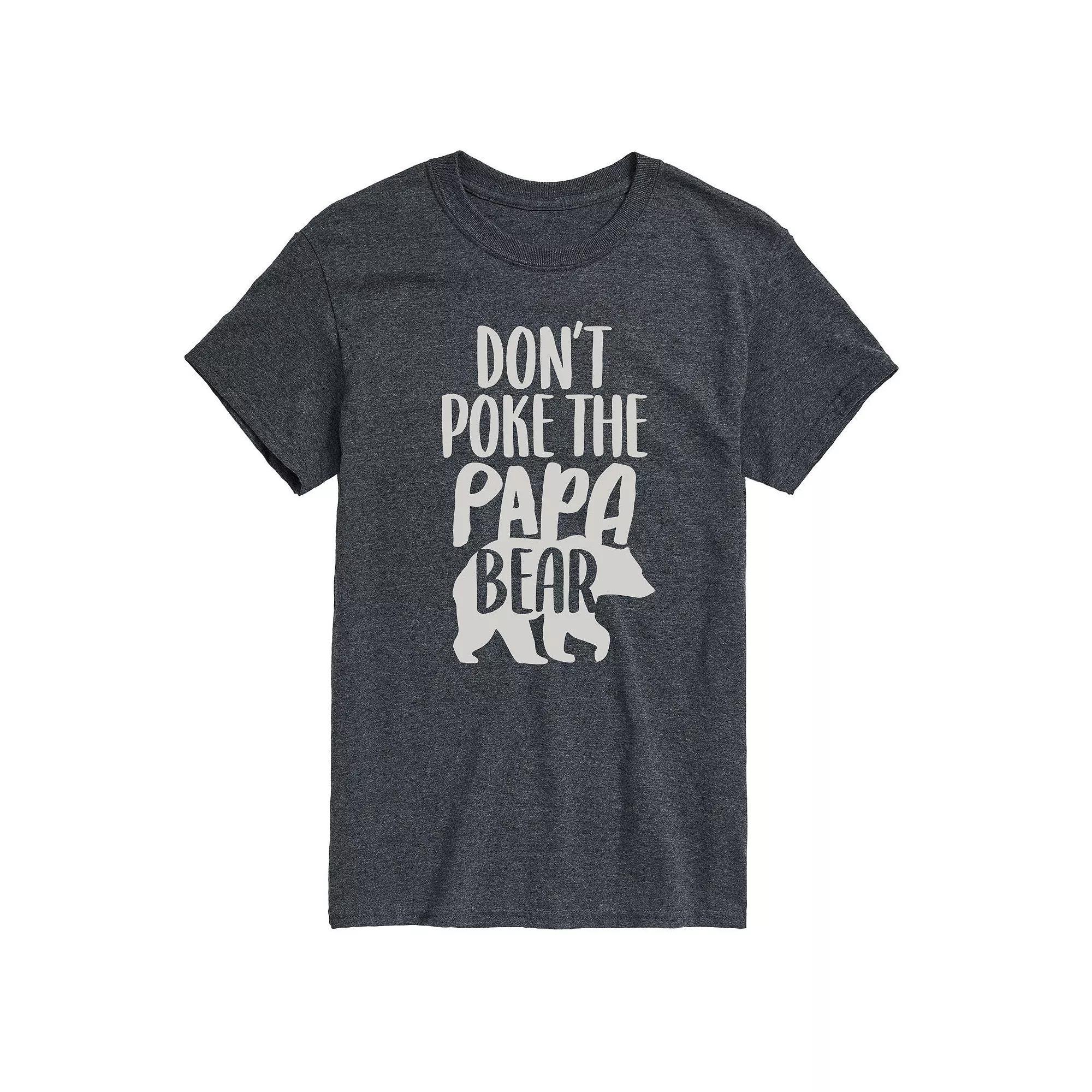 Men's Don't Poke The Papa Bear Tee,  Product Image