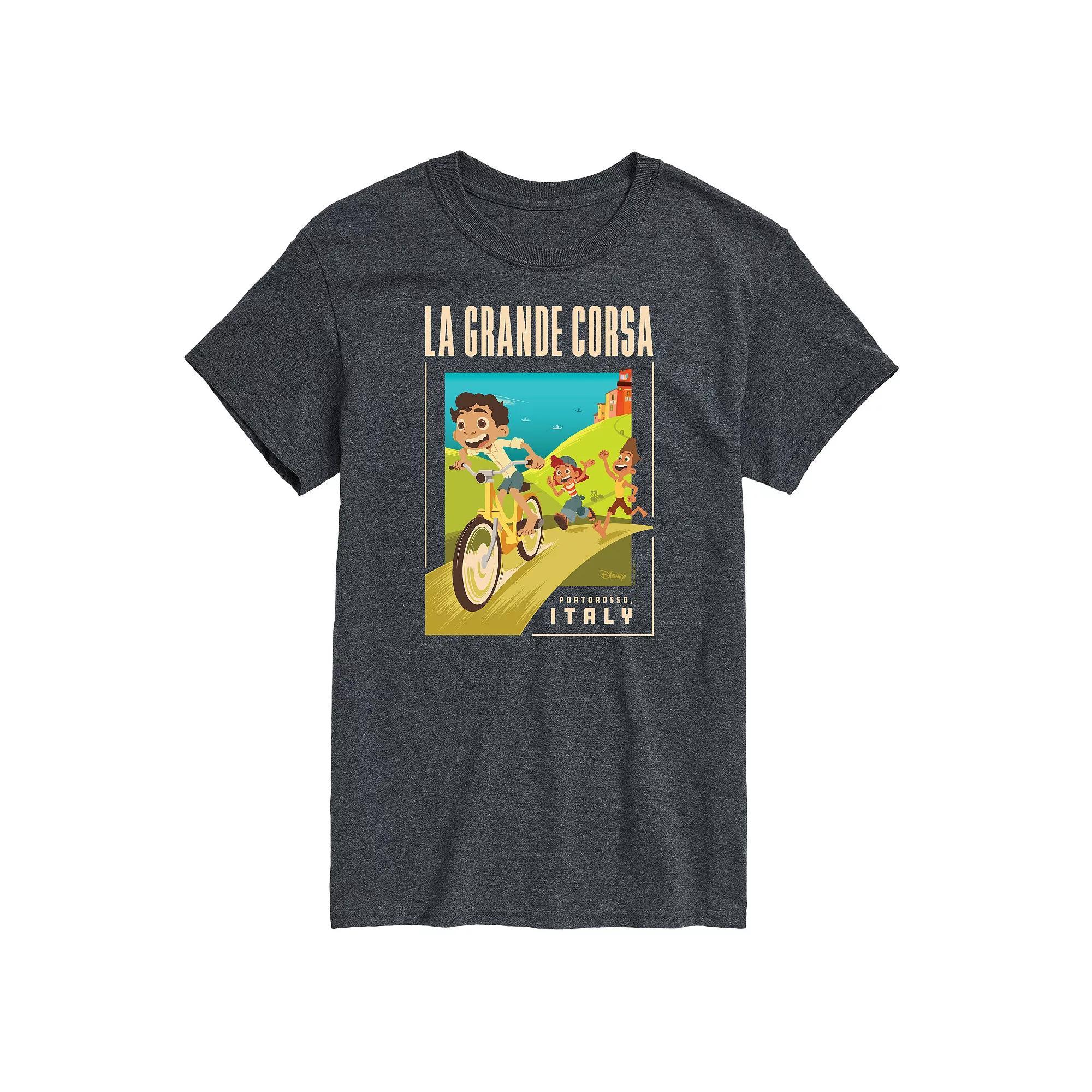 Disney / Pixar's Luca Big & Tall La Grande Postcard Graphic Tee, Men's,  Product Image