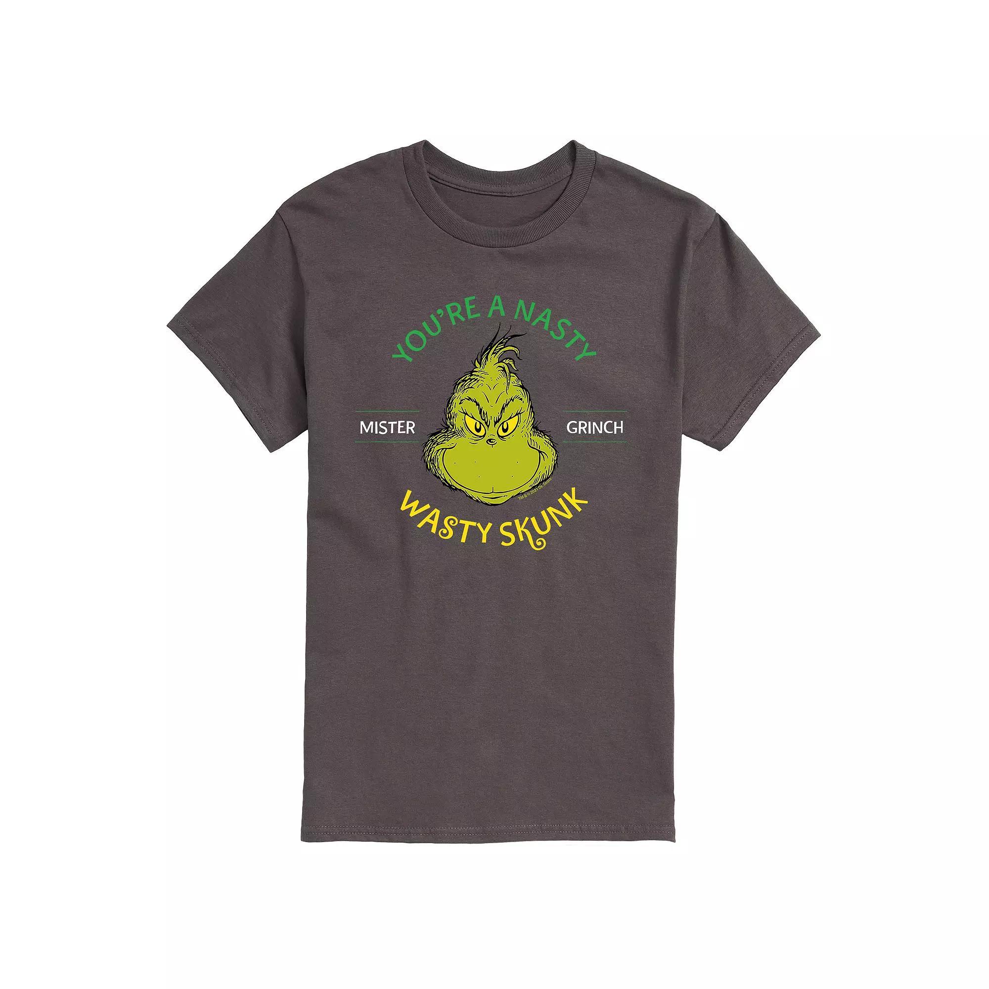 Men's Dr. Seuss The Grinch "You're A Nasty Wasty Skunk" Tee,  Product Image