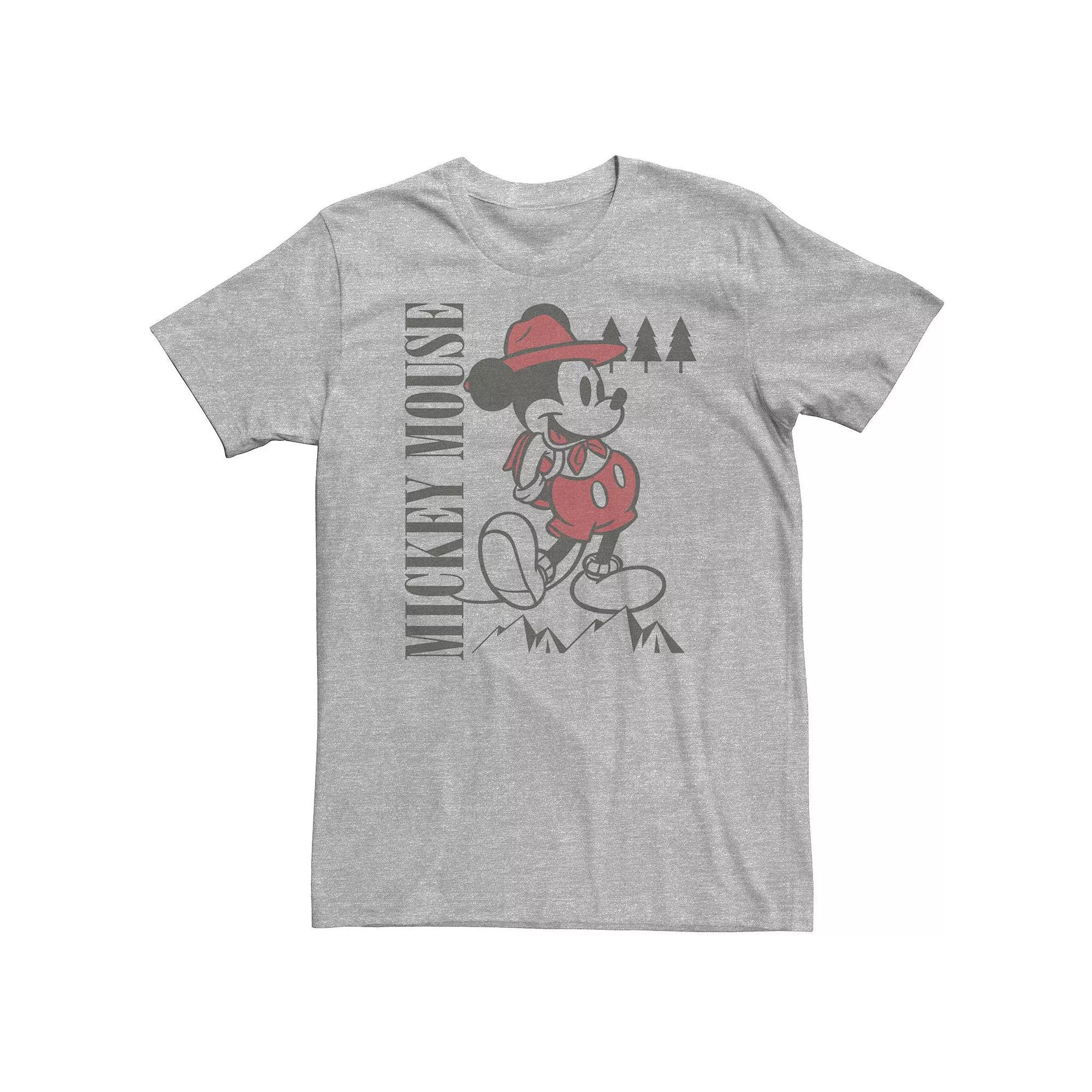 Big & Tall Disney's Mickey Classic Mouse Hiking Woods Tee, Men's,  Product Image