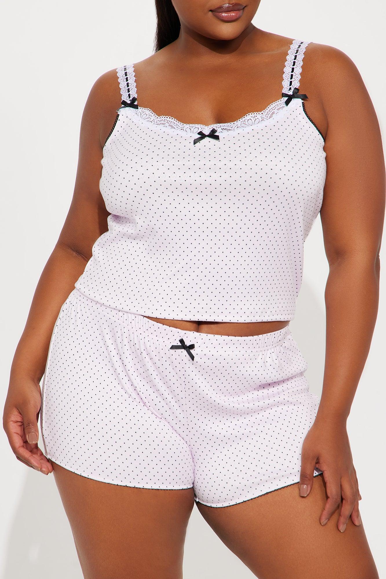 Cute Dreams Pointelle Cami PJ Short Set - Blush Product Image