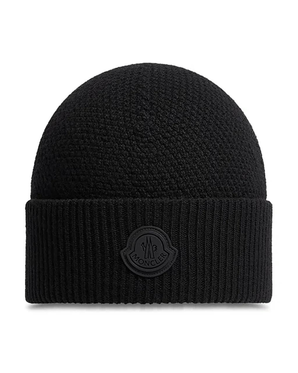 Mens Tonal Wool Logo Beanie Product Image