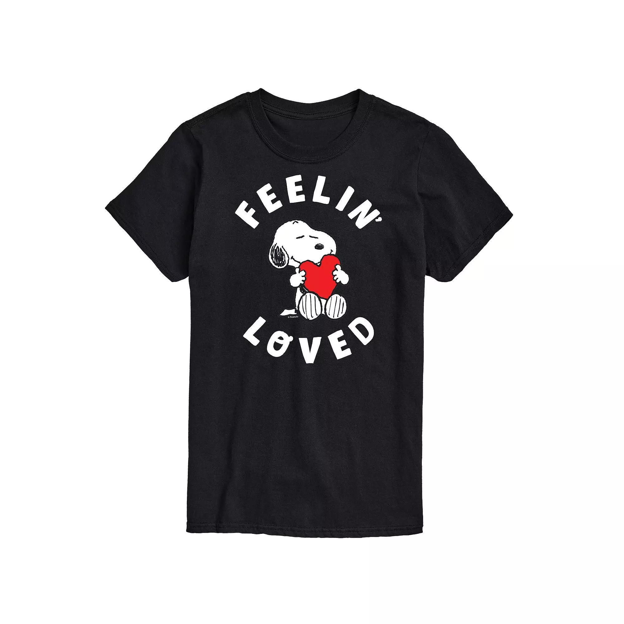 Big & Tall Peanuts Feelin Loved Tee, Men's,  Product Image